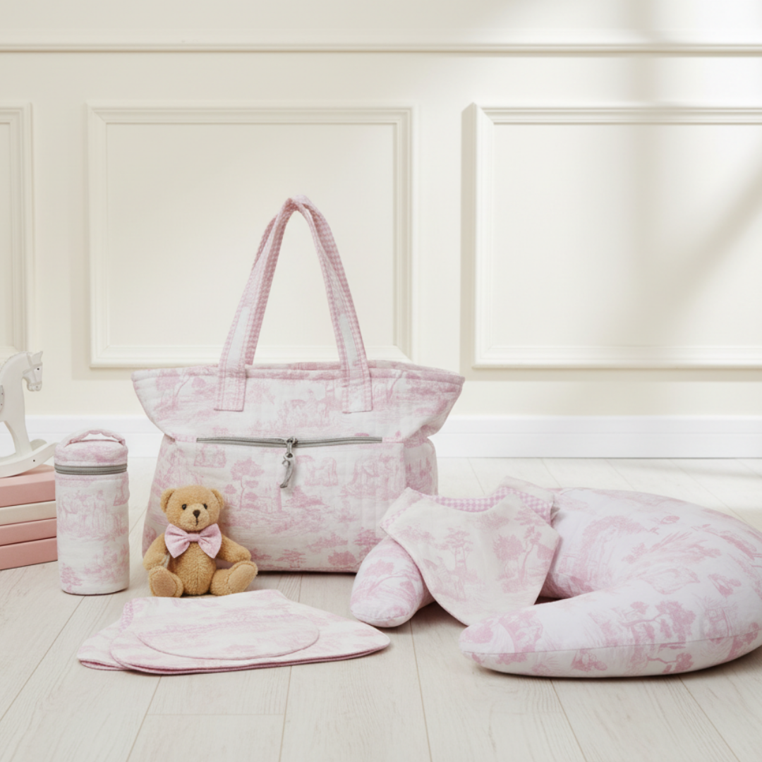 Pink Toile Hospital Ready Pack