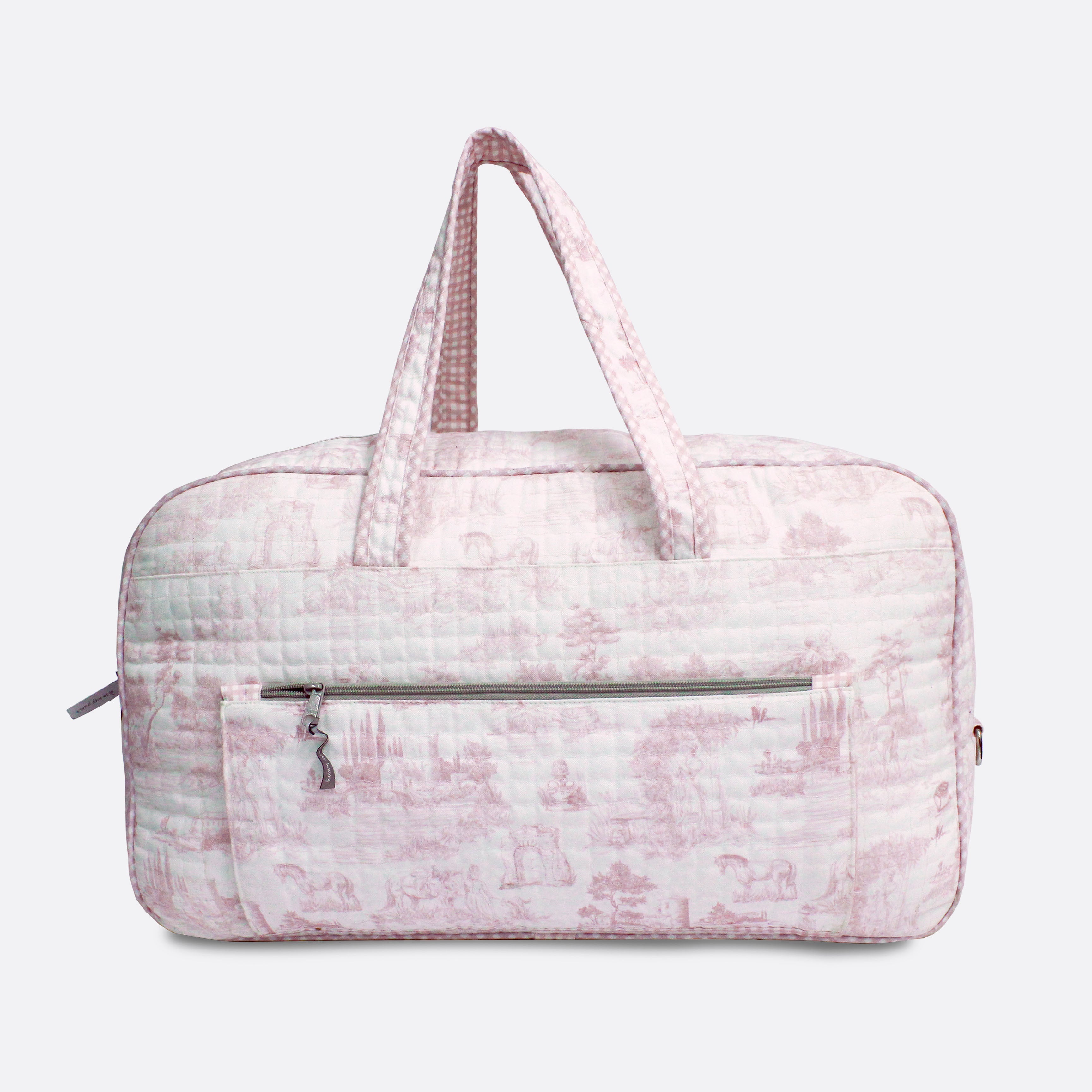 Pink Toile Weekender Bag