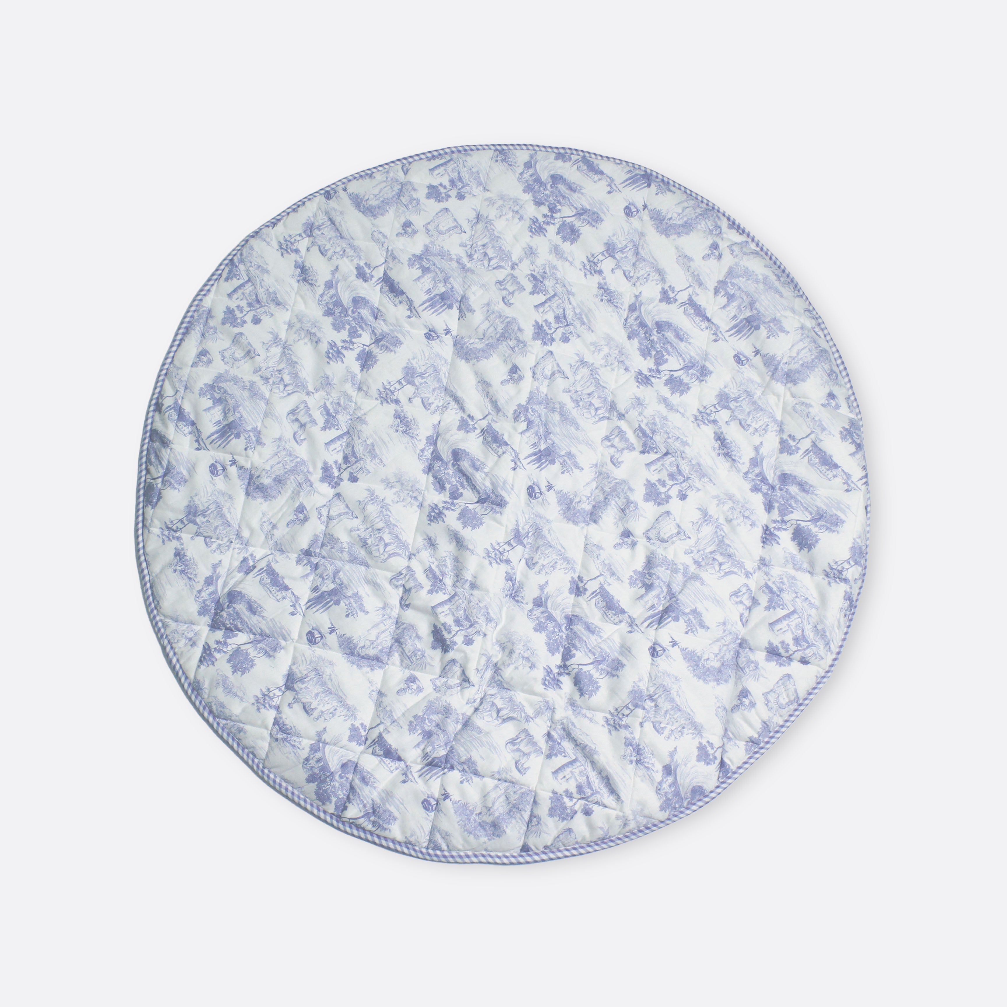 Blue Toile Playmat