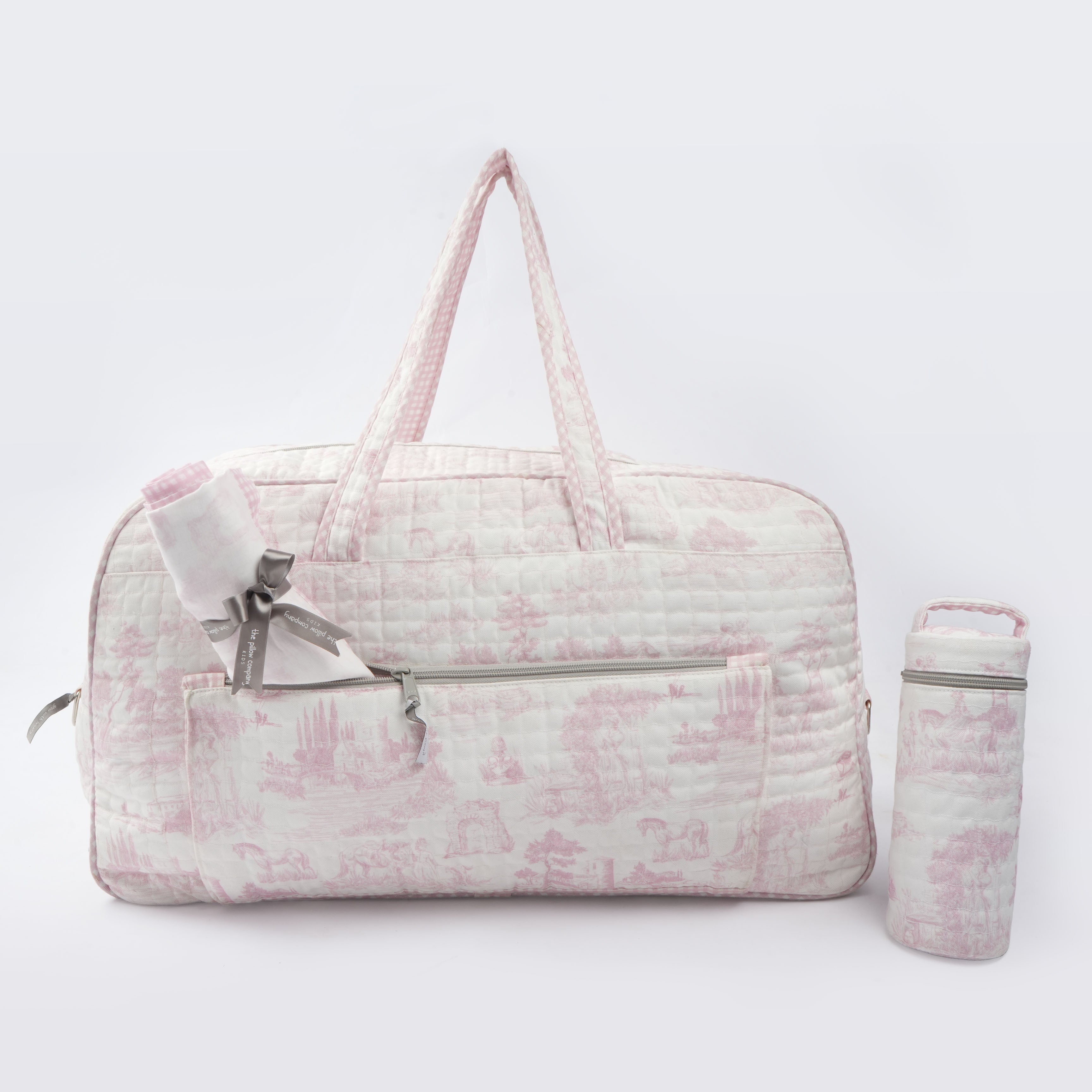 Pink Toile New Mom Travel Set