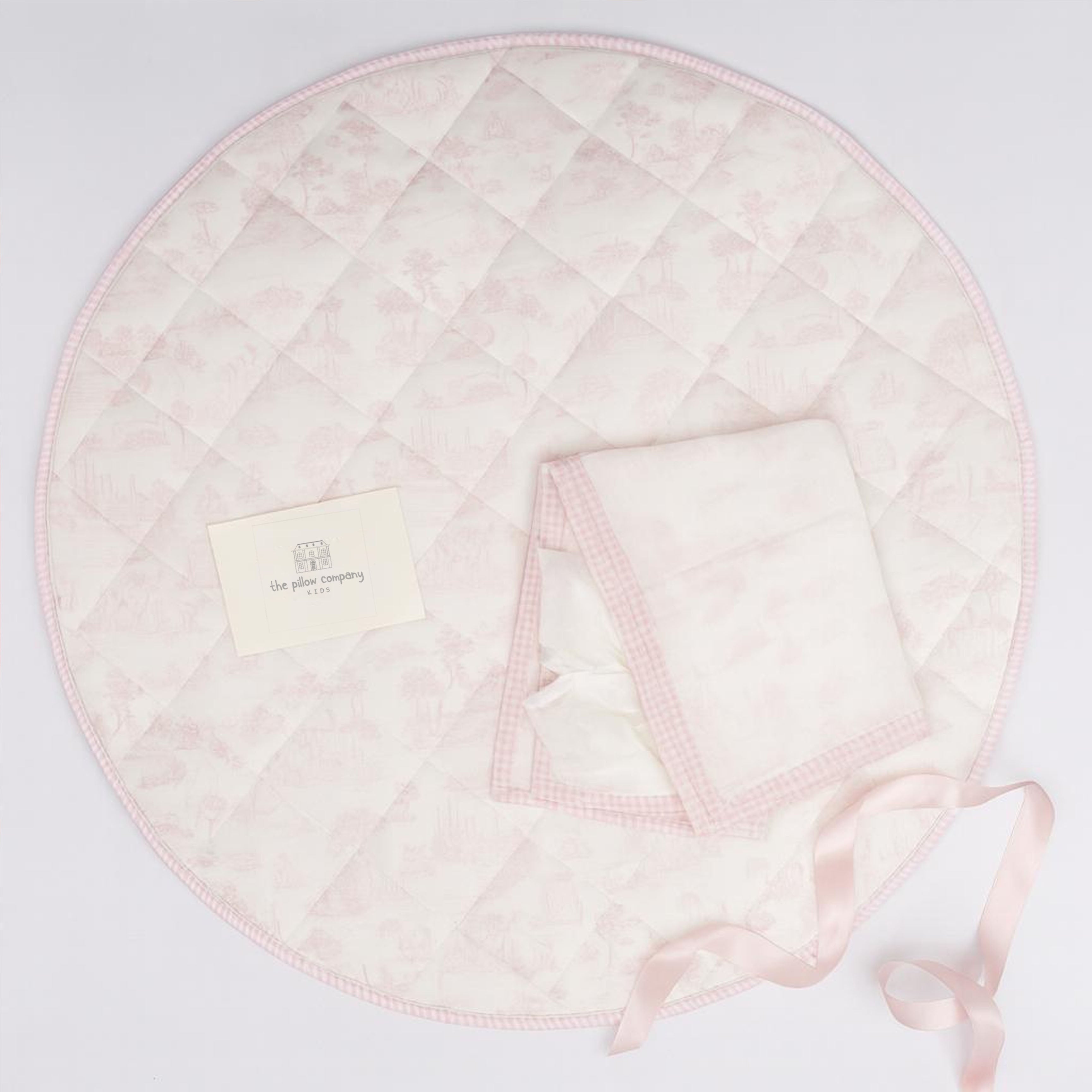 Pink Toile Play & Snuggle Set