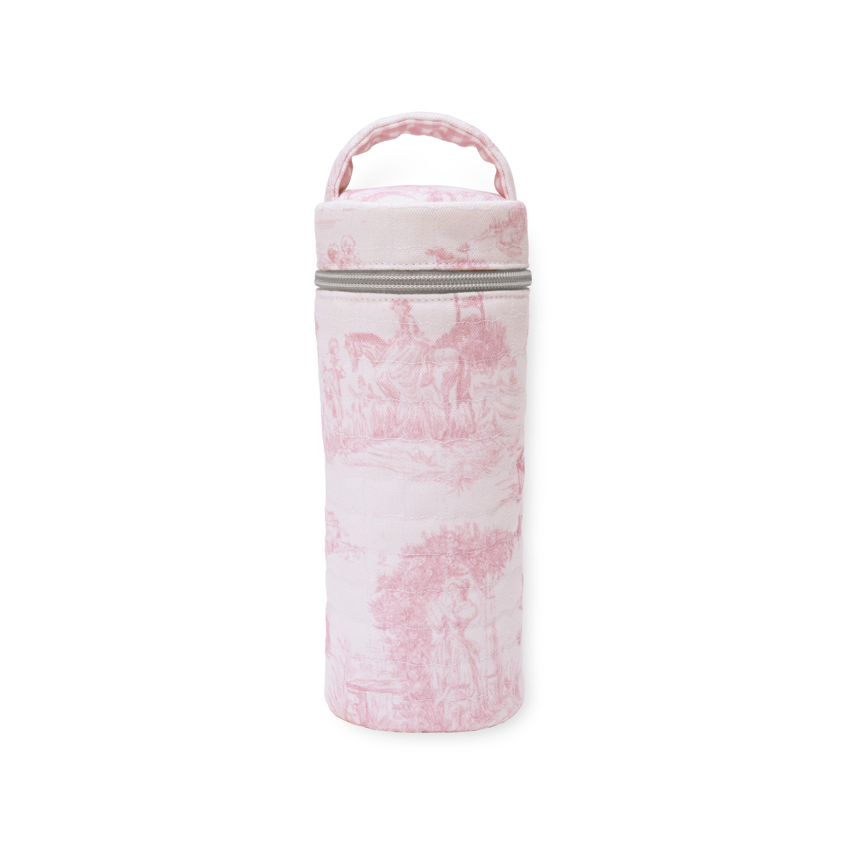 Pink Toile Bottle Cover