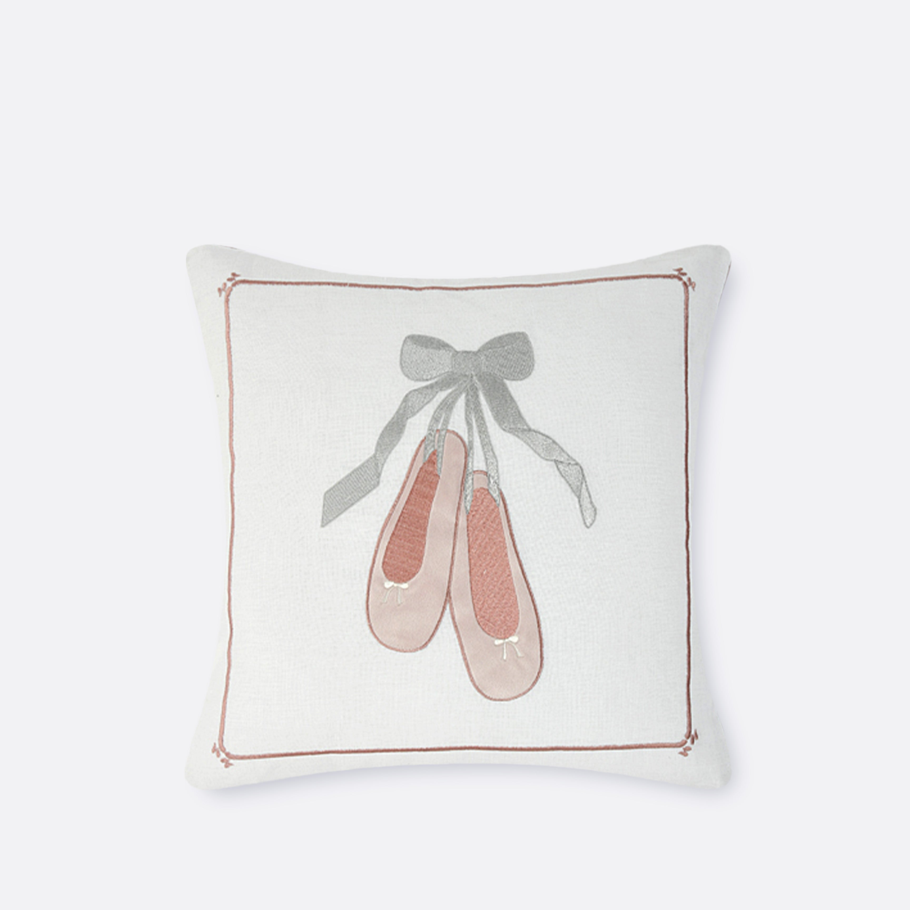 Ballet Cushion Cover , Pink