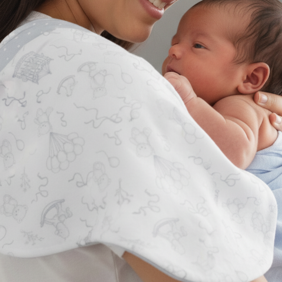 Neutral Heirloom Burp Cloth , Set of 3