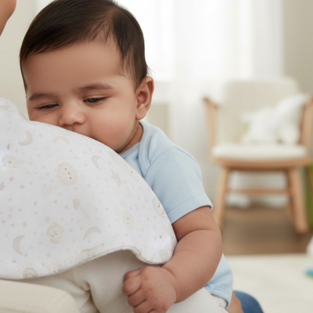 Sleepy Stars Burp Cloth , Set of 3