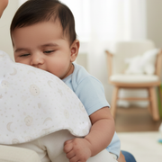 Sleepy Stars Burp Cloth , Set of 3