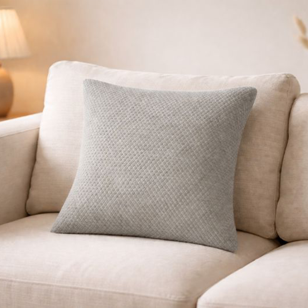 Grey Ashton Cushion Cover