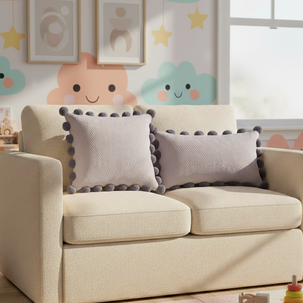 Lavender Ashton Whimsical Cushion Cover