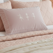 Pink Ballerina Lumbar Cushion Cover