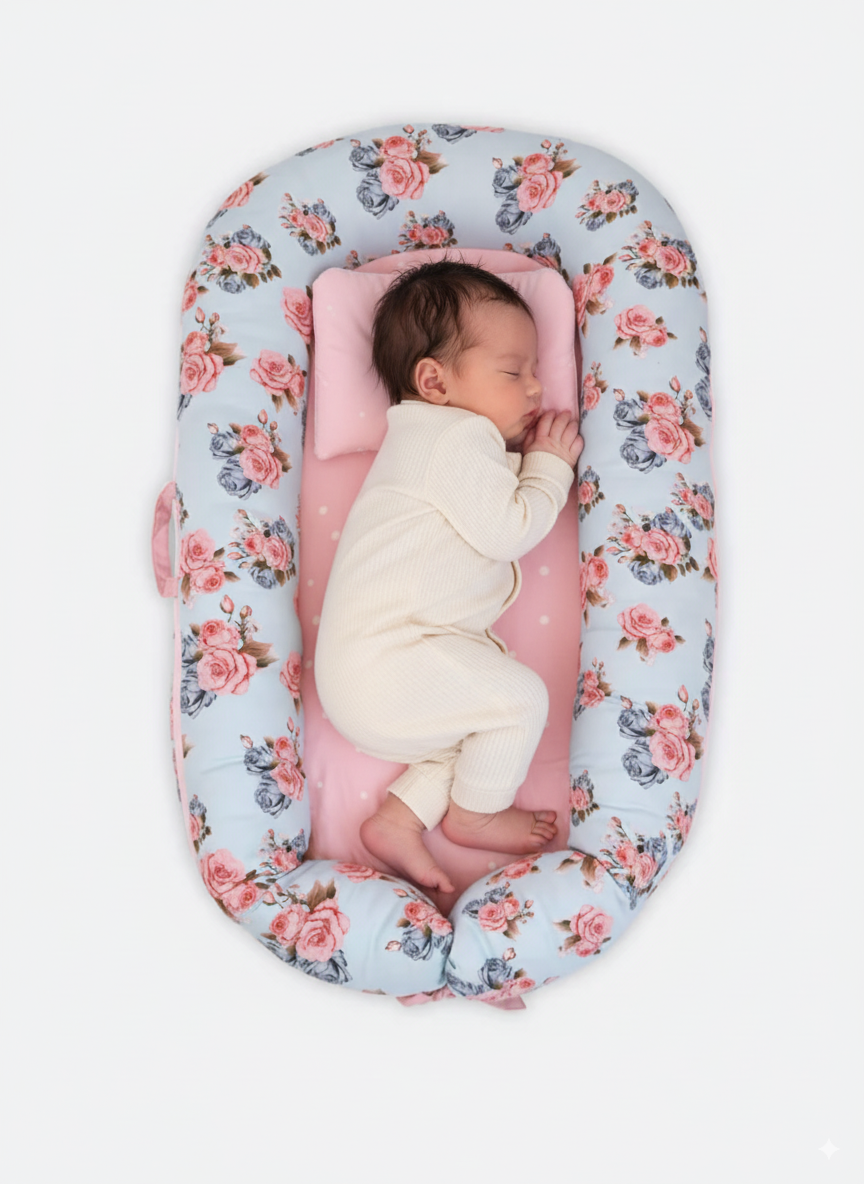 Blossom Baby Nest in Cotton