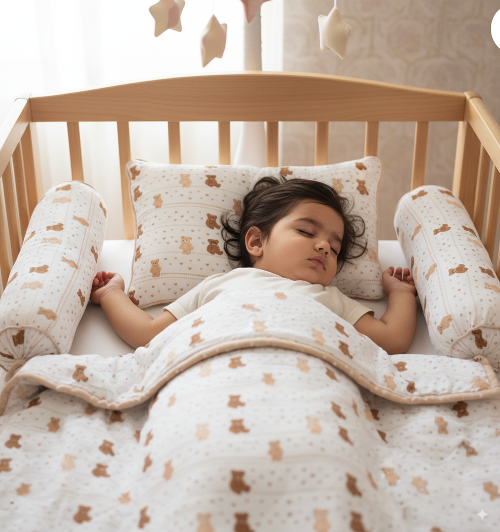 Teddy Tales Crib Bedding Set