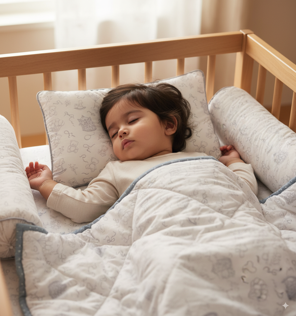 Neutral Heirloom Crib Bedding Set