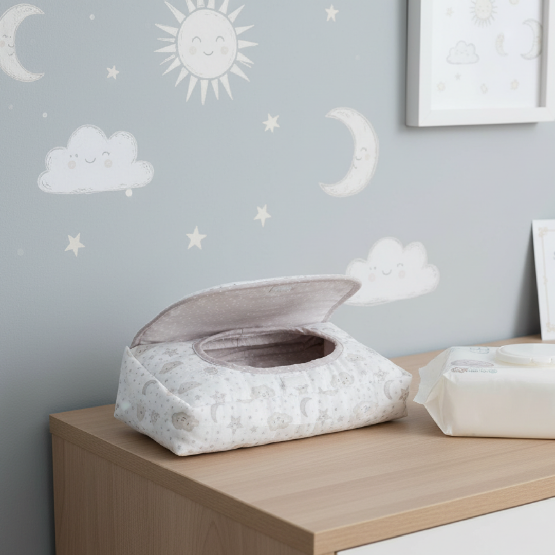 Sleepy Stars Baby Wipes Cover
