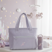 Lavender Petite Luxe Diaper Bag