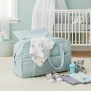 Blue Petite Luxe Weekender Bag