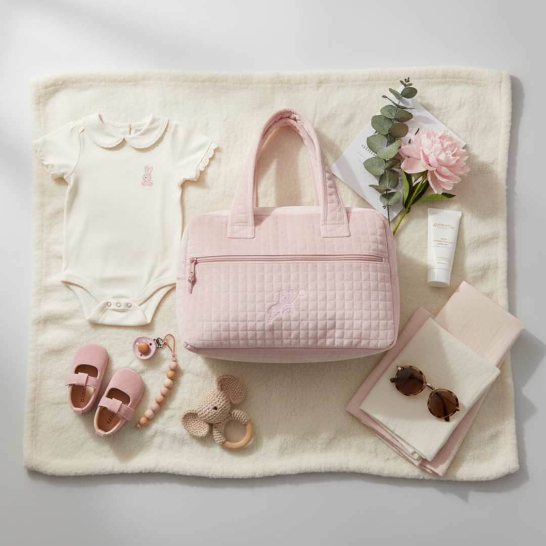 Pink Petite Luxe Essentials Bag