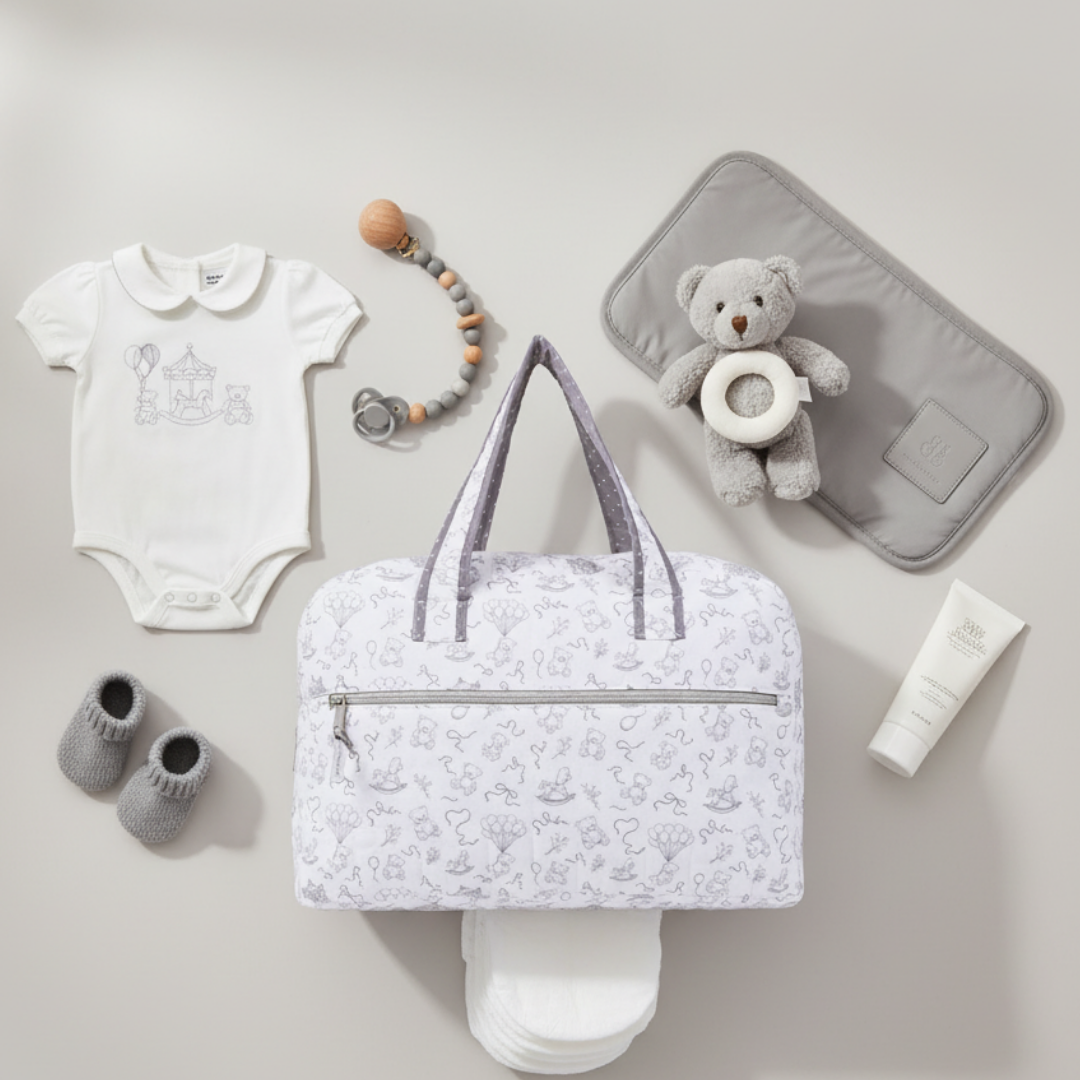 Neutral Heirloom Essentials Bag