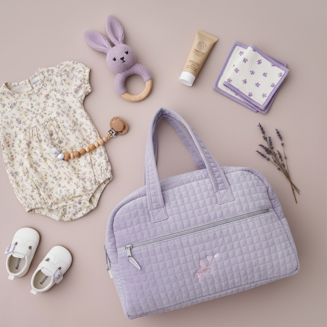Lavender Petite Luxe Essentials Bag
