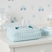 Blue Petite Luxe Baby Wipes Cover