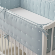 Blue Dot Dreams Crib Bumper
