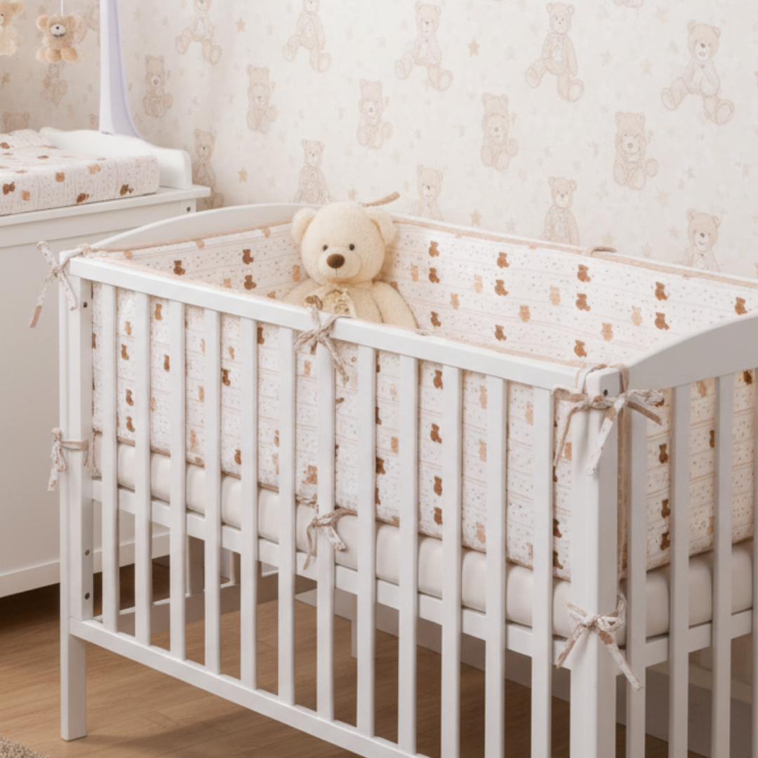 Teddy Tales Crib Bumper