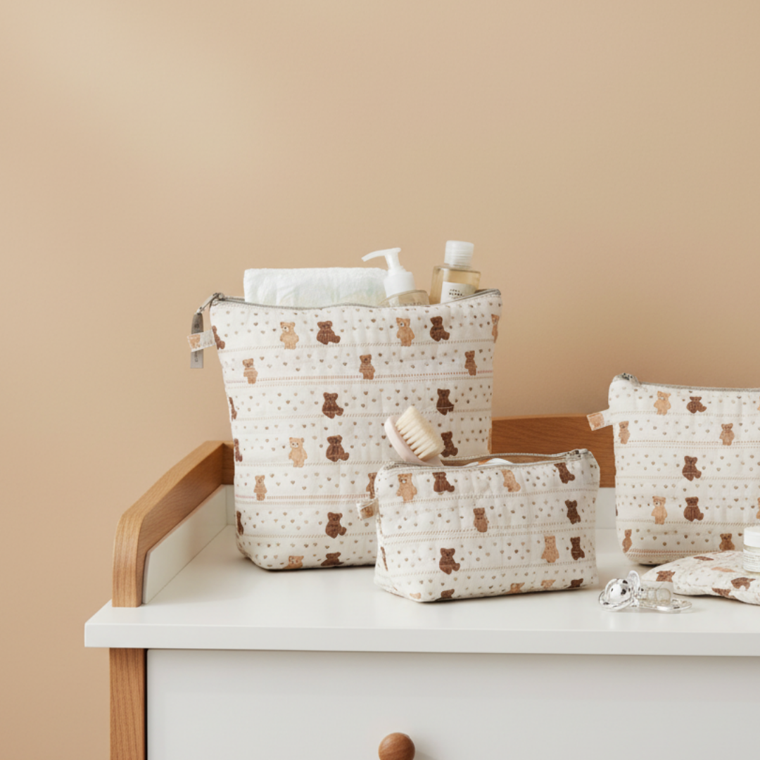 Teddy Tales Essentials Pouch Set of 3