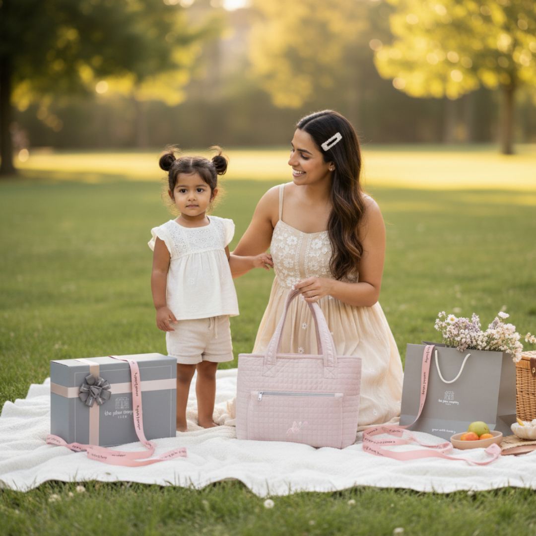 Pink Petite Luxe Diaper Bag