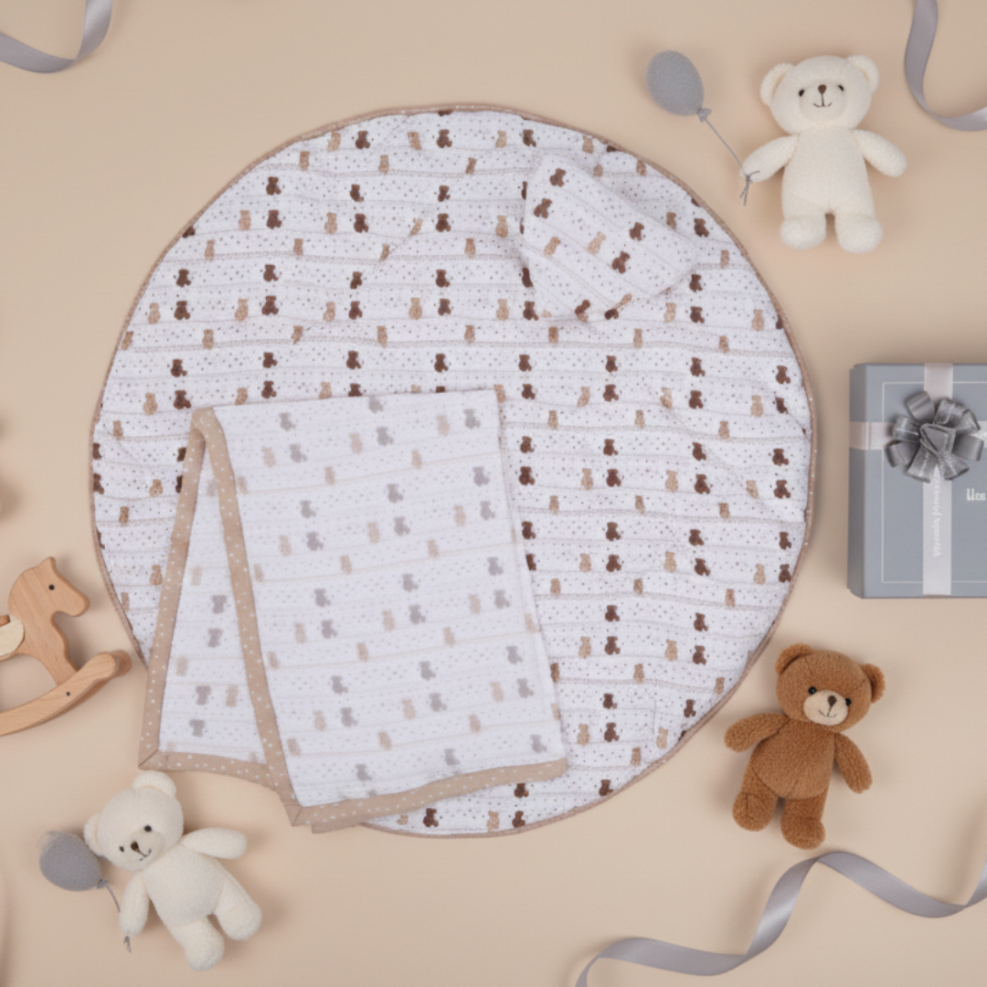 Teddy Tales Play & Snuggle Set