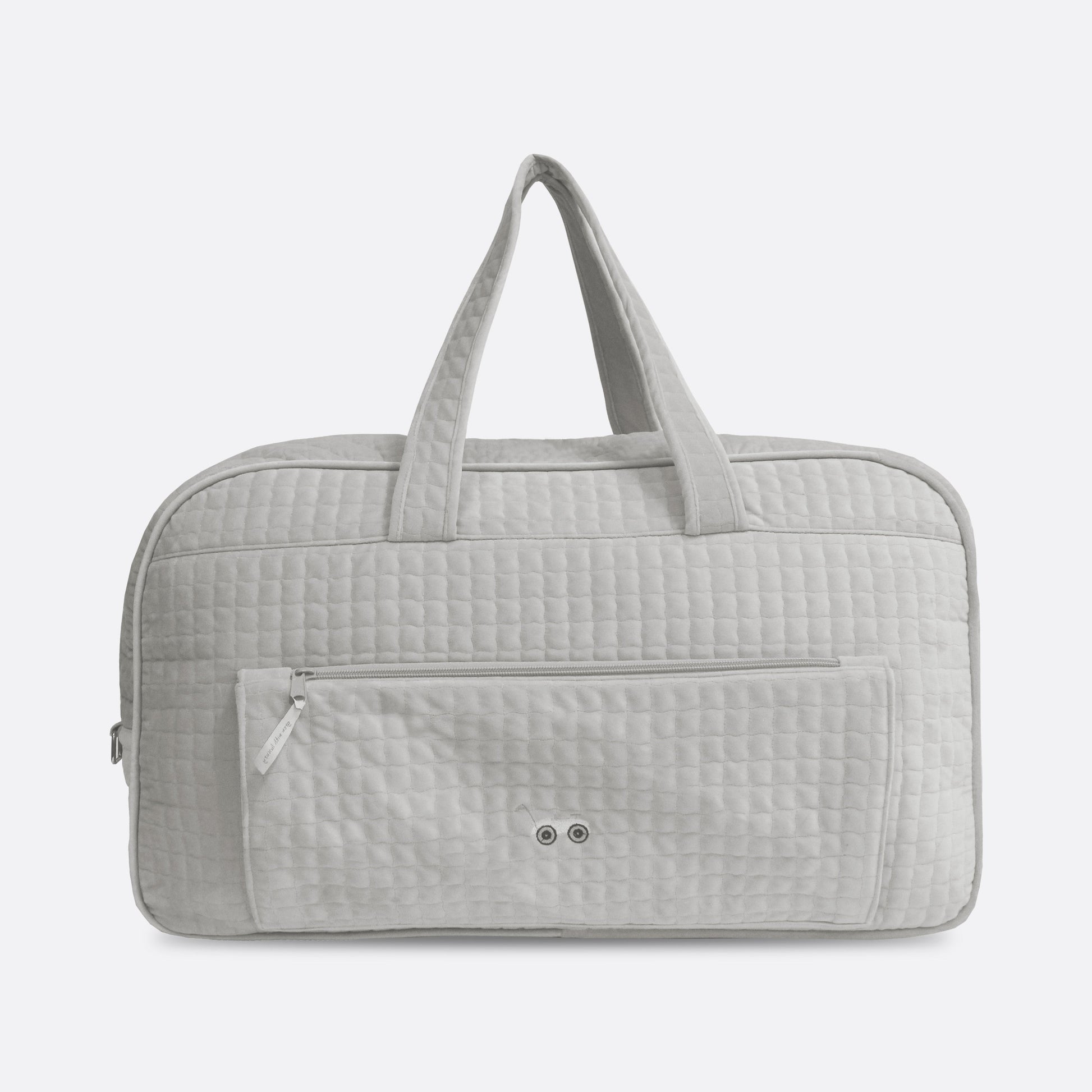 Grey Petite Luxe Weekender Bag
