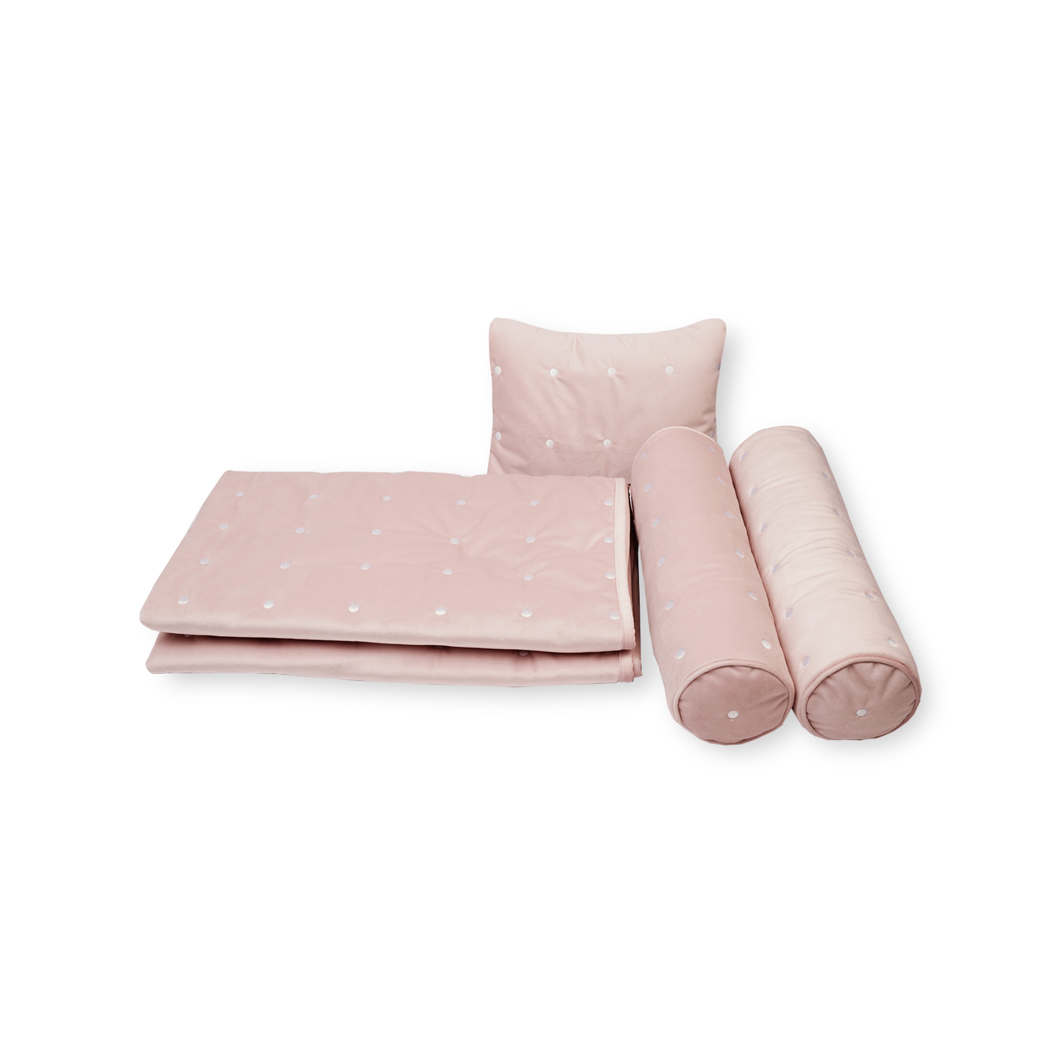 Pink Dot Dreams Crib Bedding Set