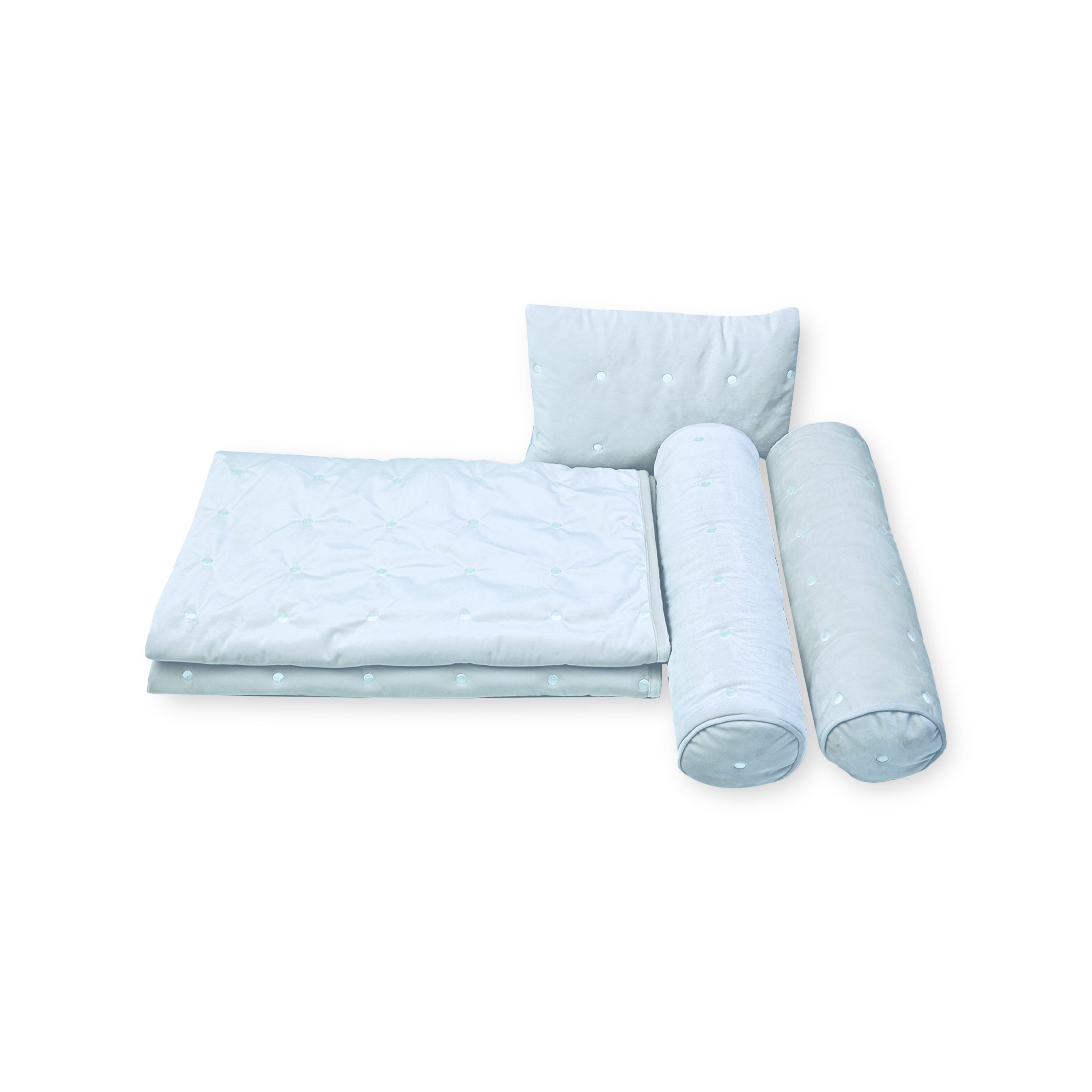 Blue Dot Dreams Crib Bedding Set