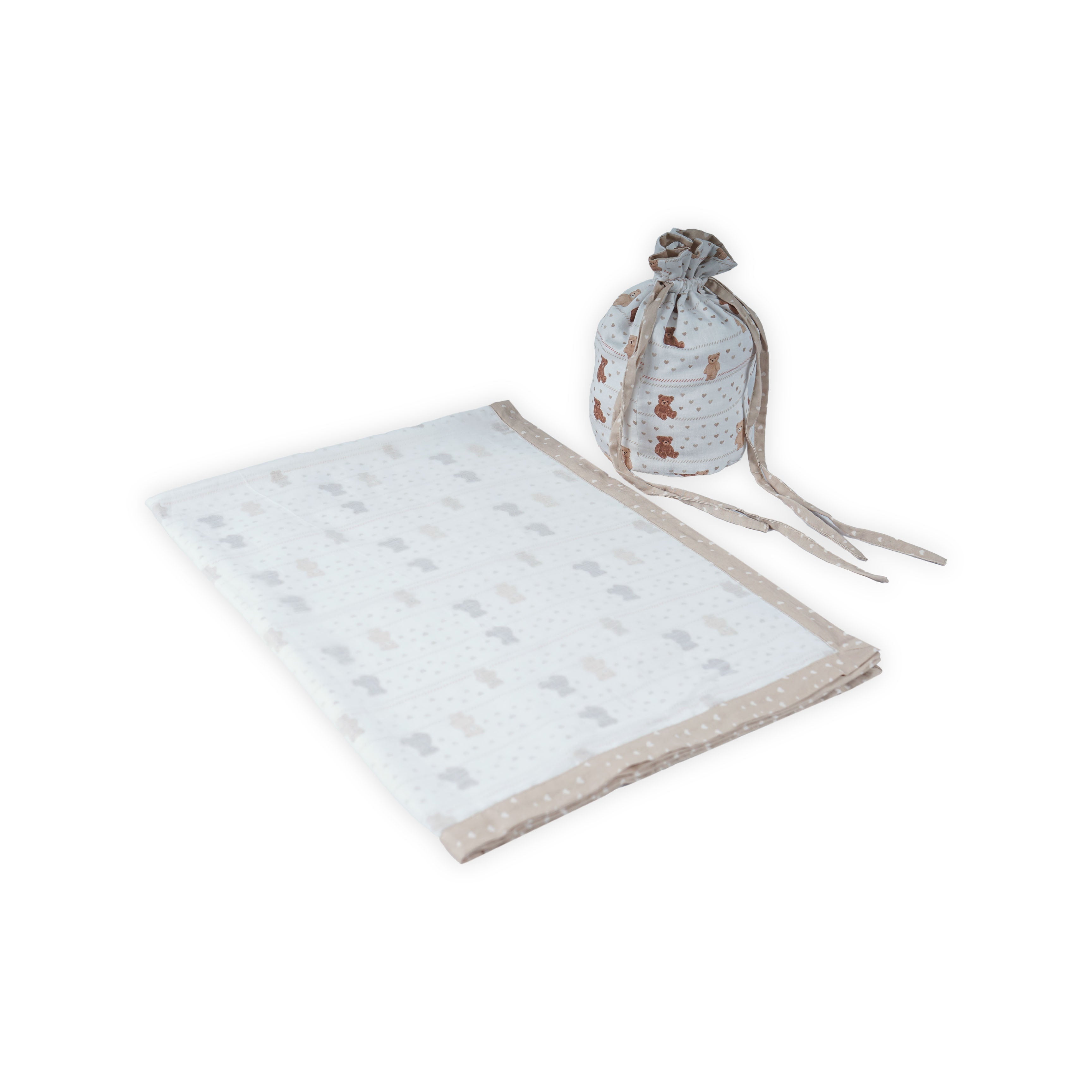 Teddy Tales Cotton Blanket