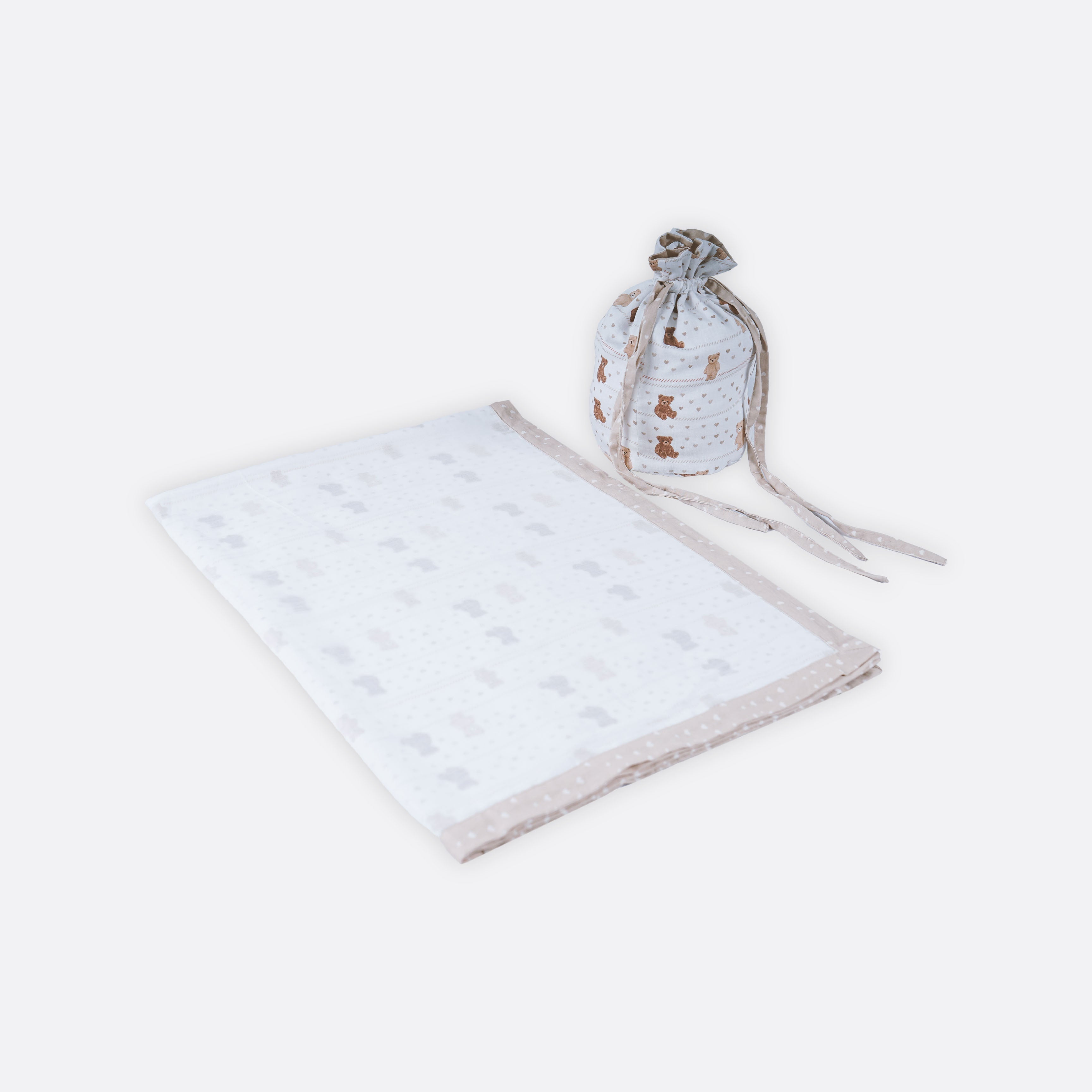 Teddy Tales Cotton Blanket