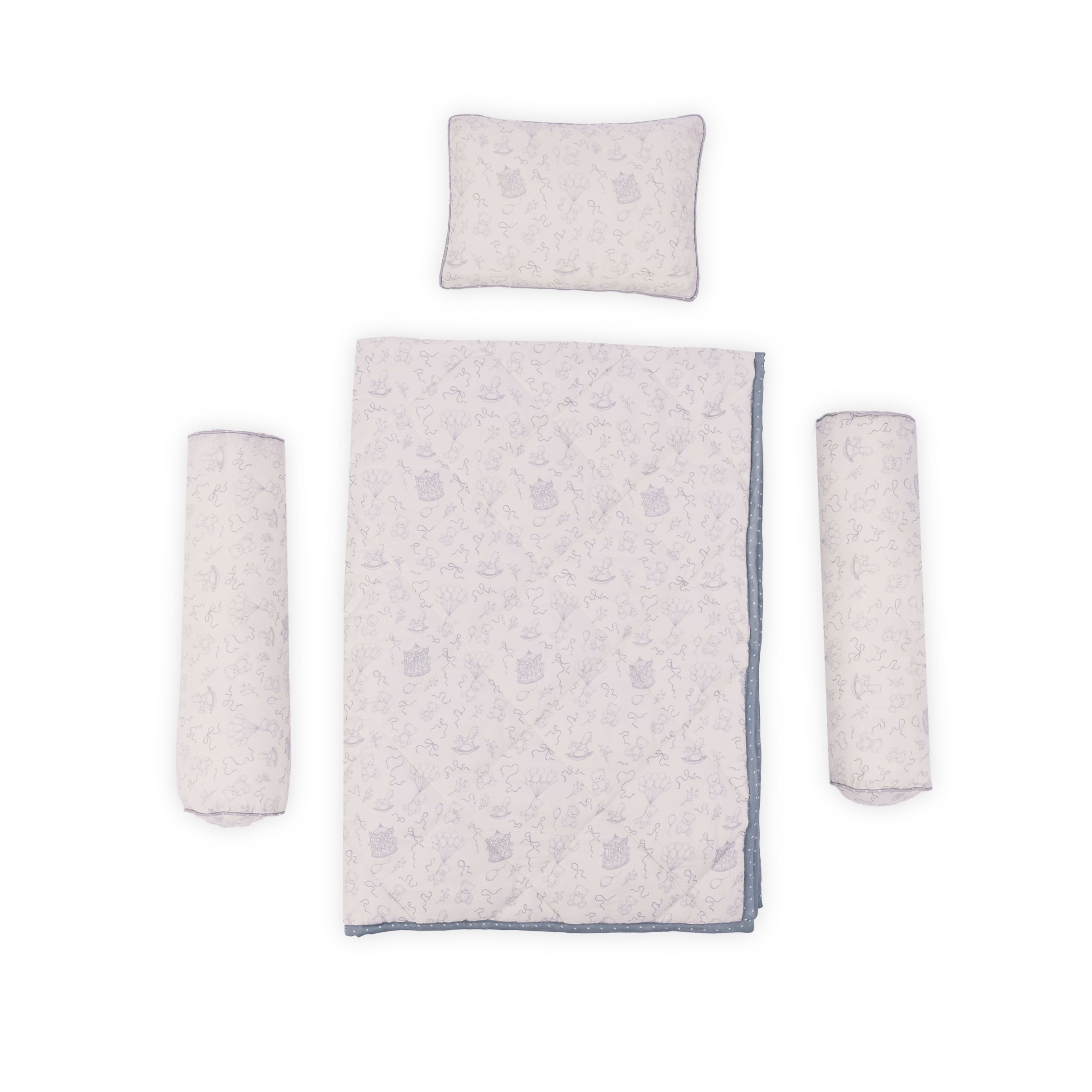 Neutral Heirloom Crib Bedding Set