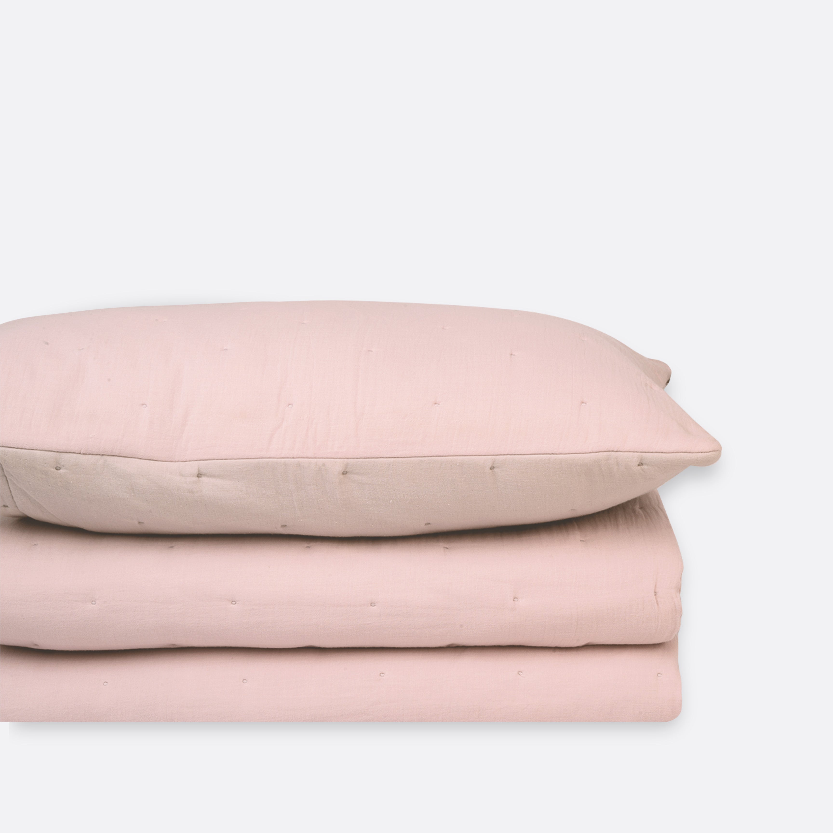 pink bed spread
