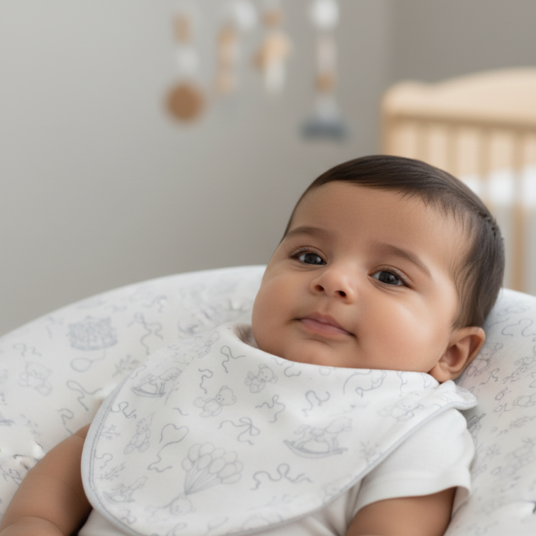 Neutral Heirloom Bib Set of 3