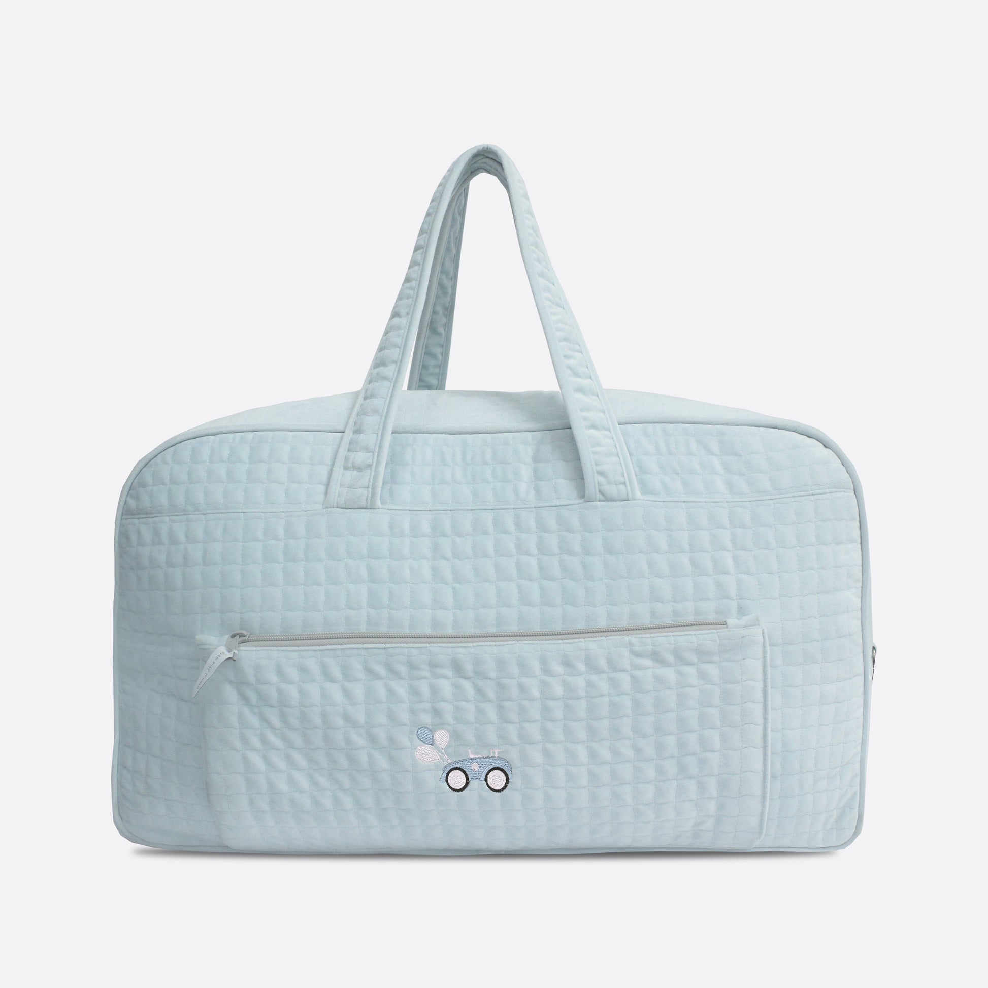 Blue Petite Luxe Weekender Bag