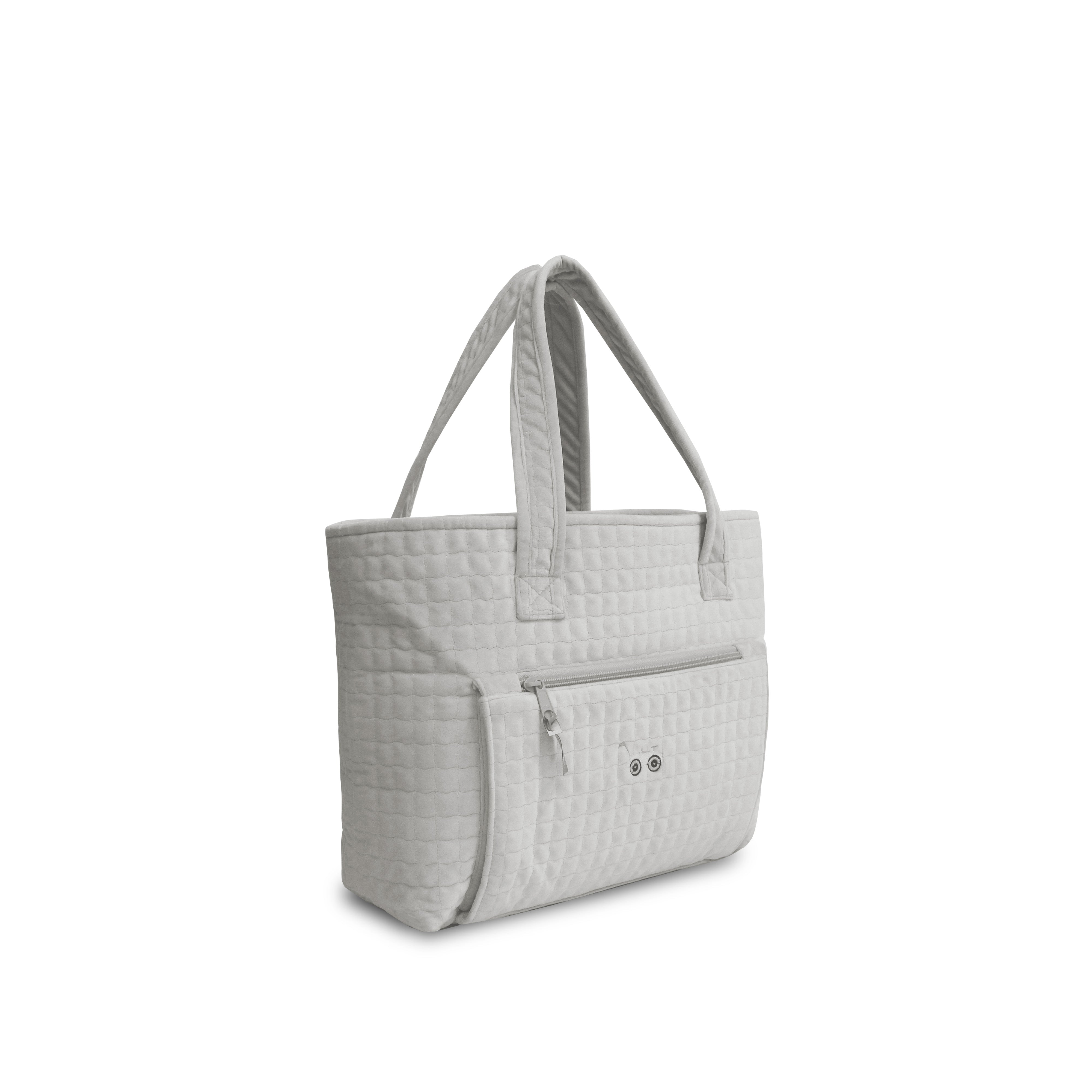 Grey Petite Luxe Diaper Bag