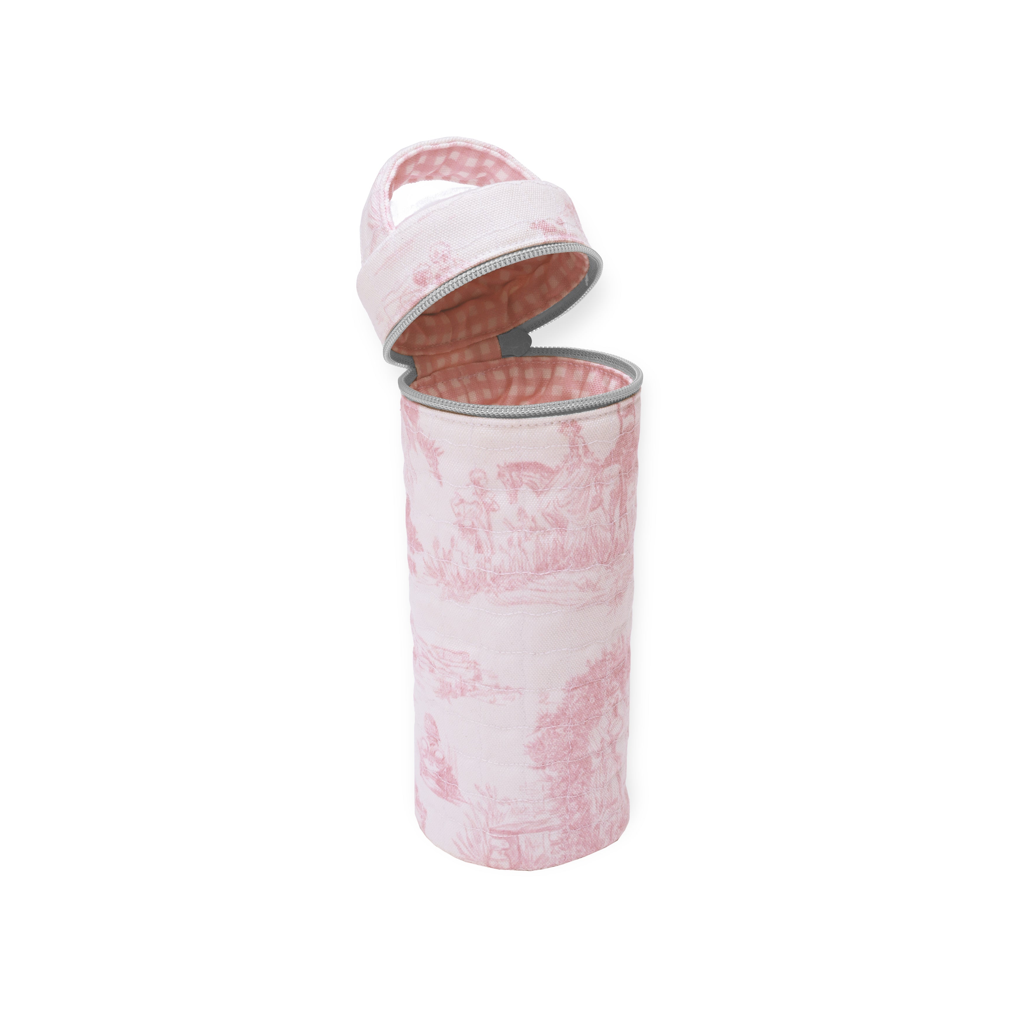 Pink Toile Bottle Cover