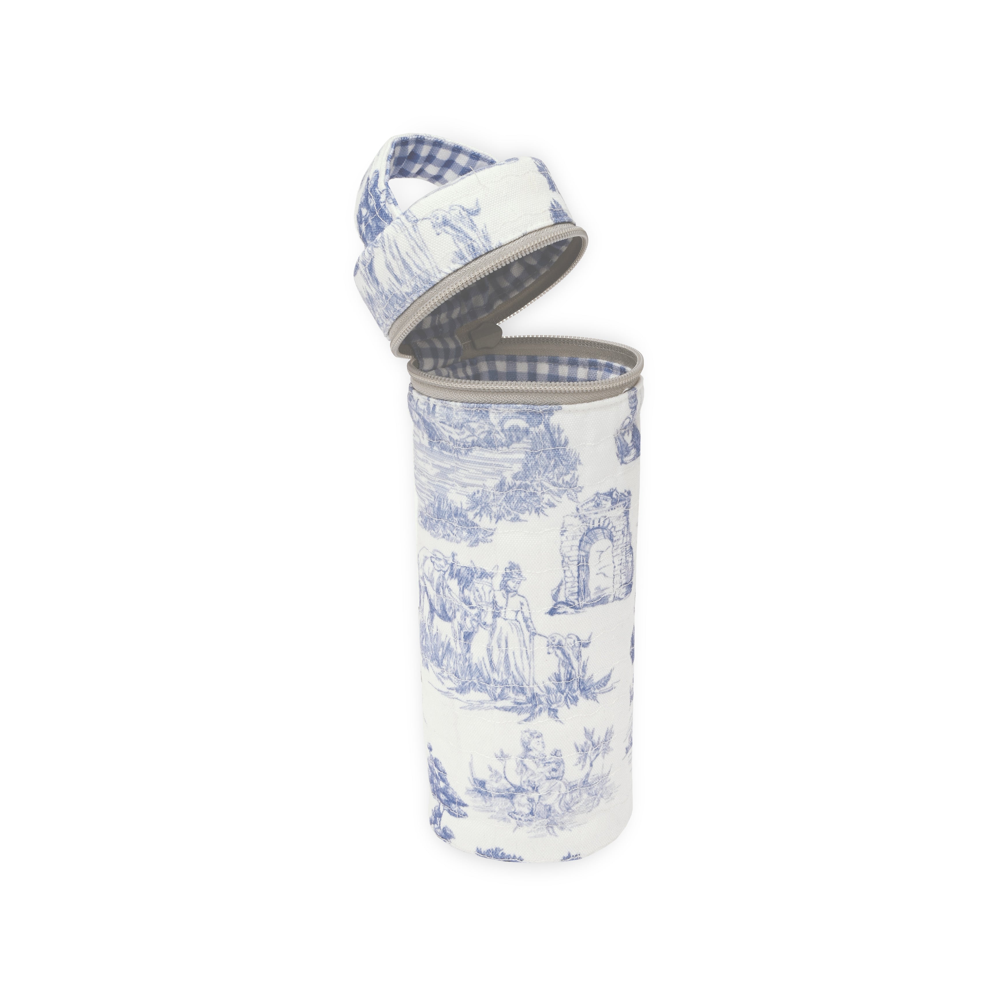 Blue Toile Bottle Cover