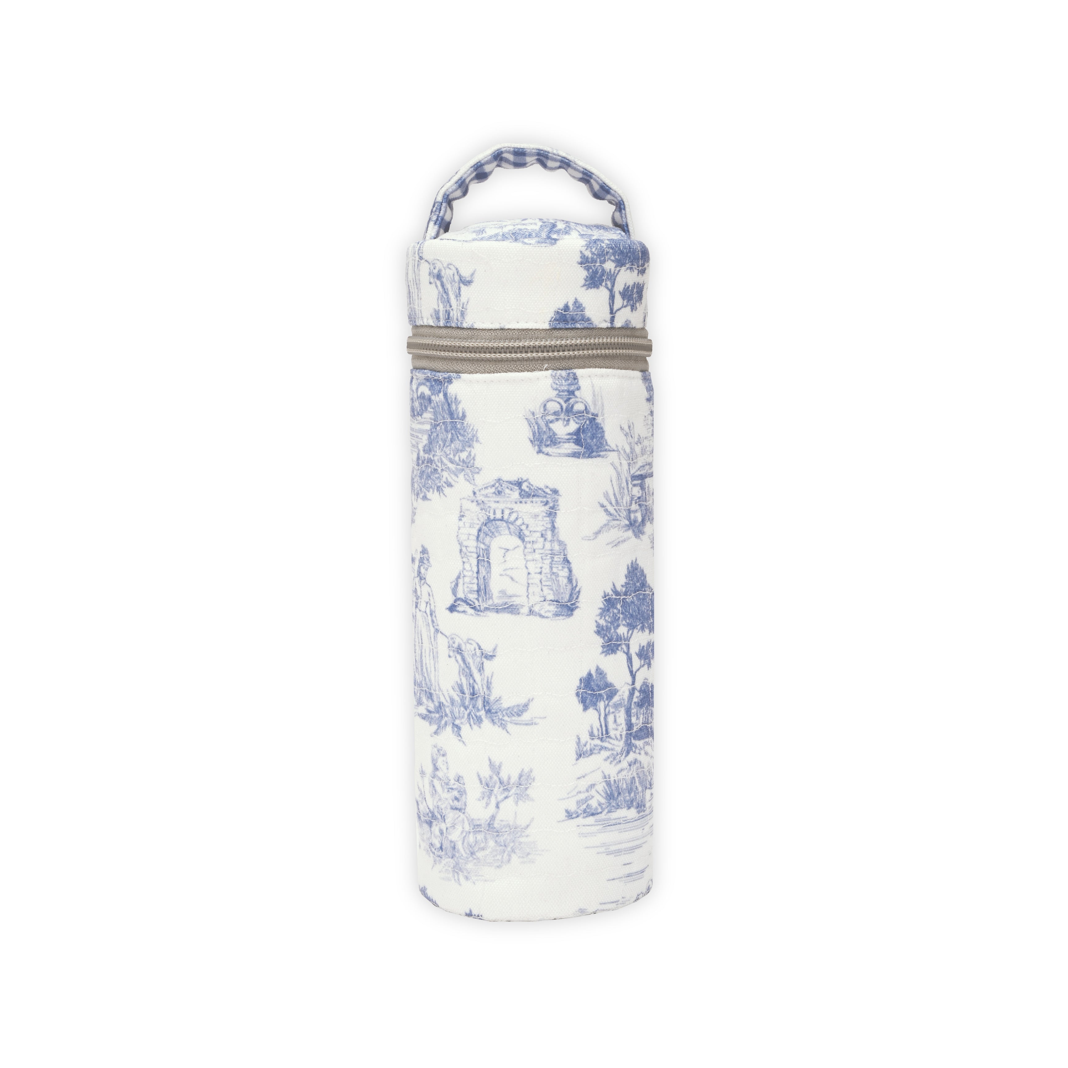 Blue Toile Bottle Cover