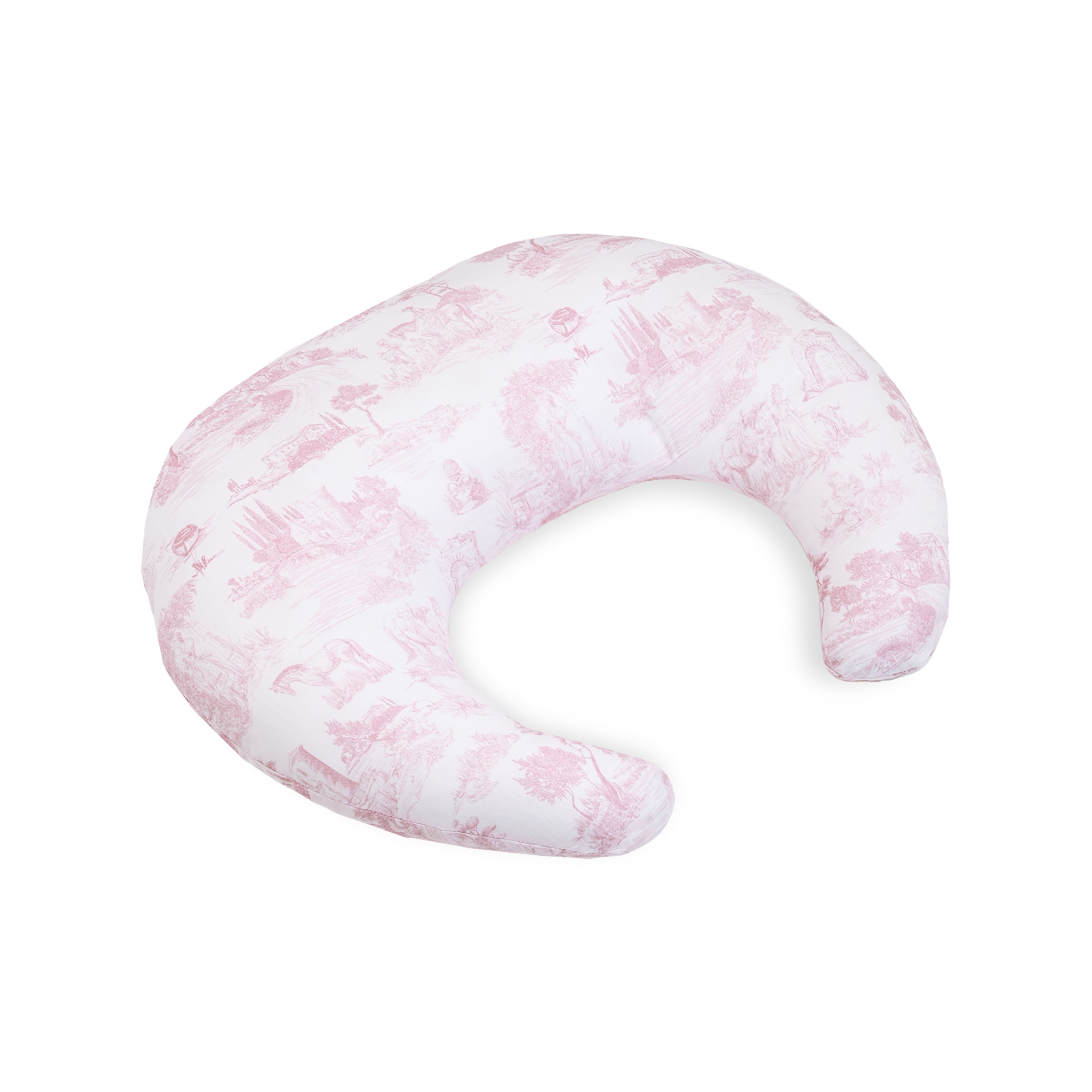 Pink Toile Feeding Pillow