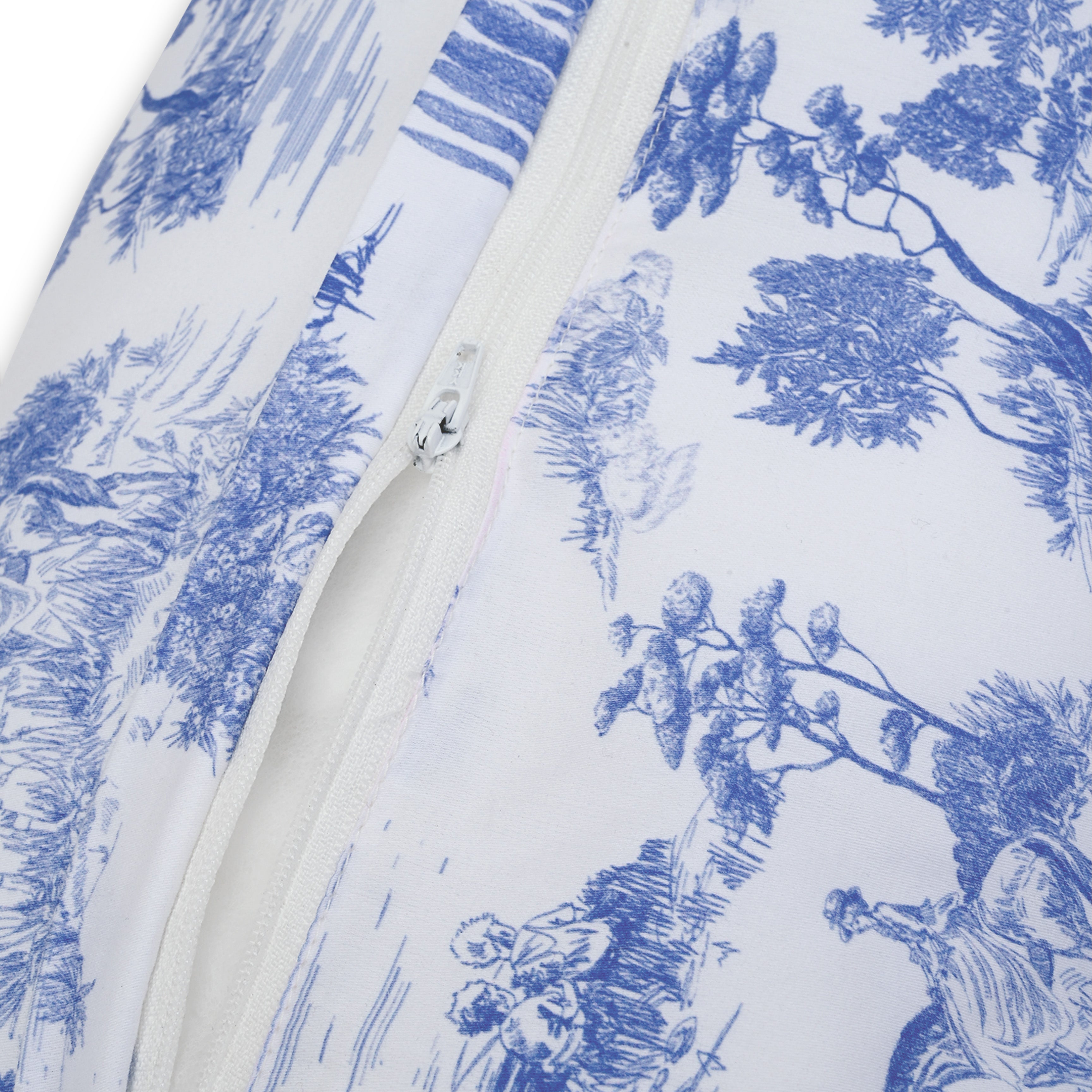 Blue Toile Feeding Pillow