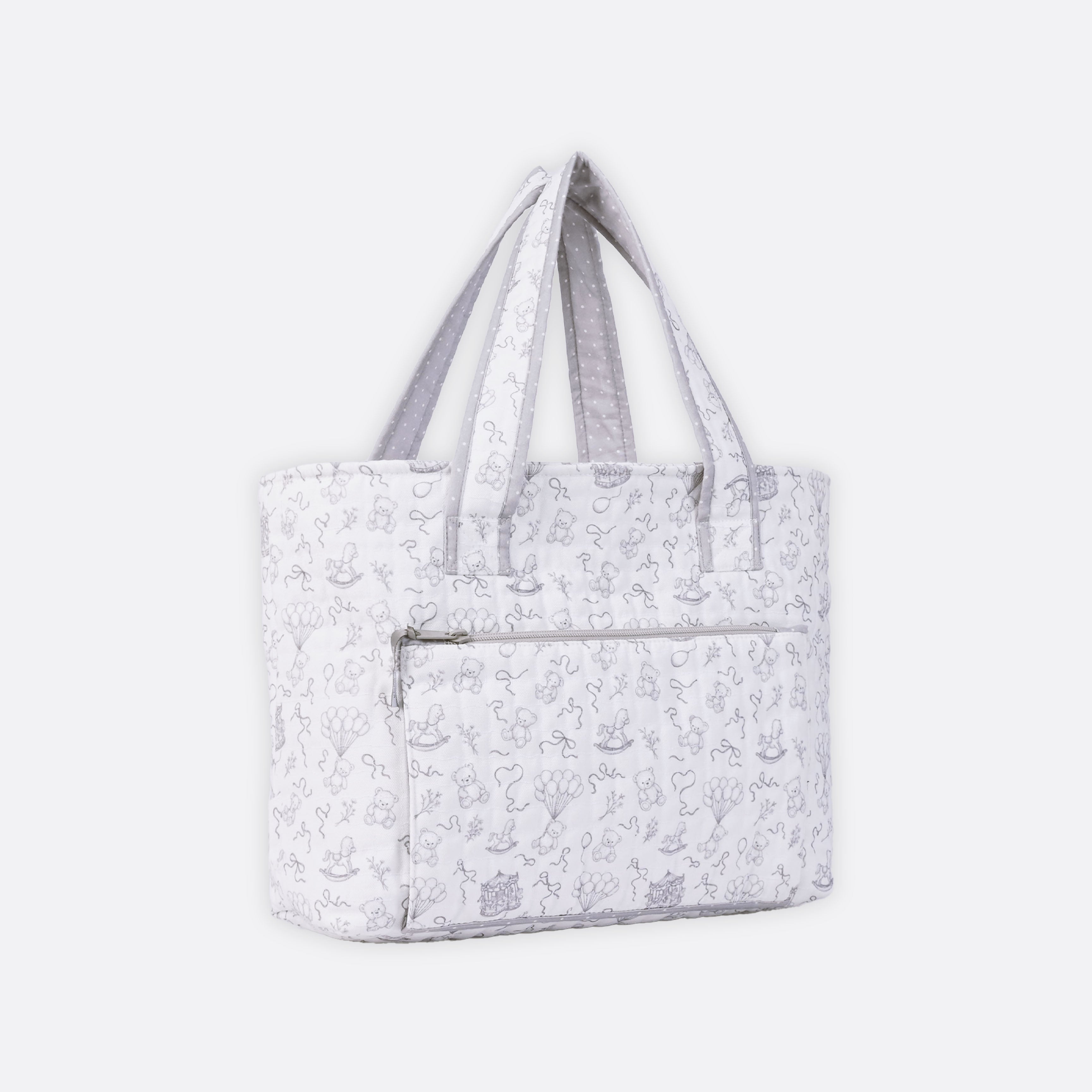 Neutral Heirloom Diaper Bag