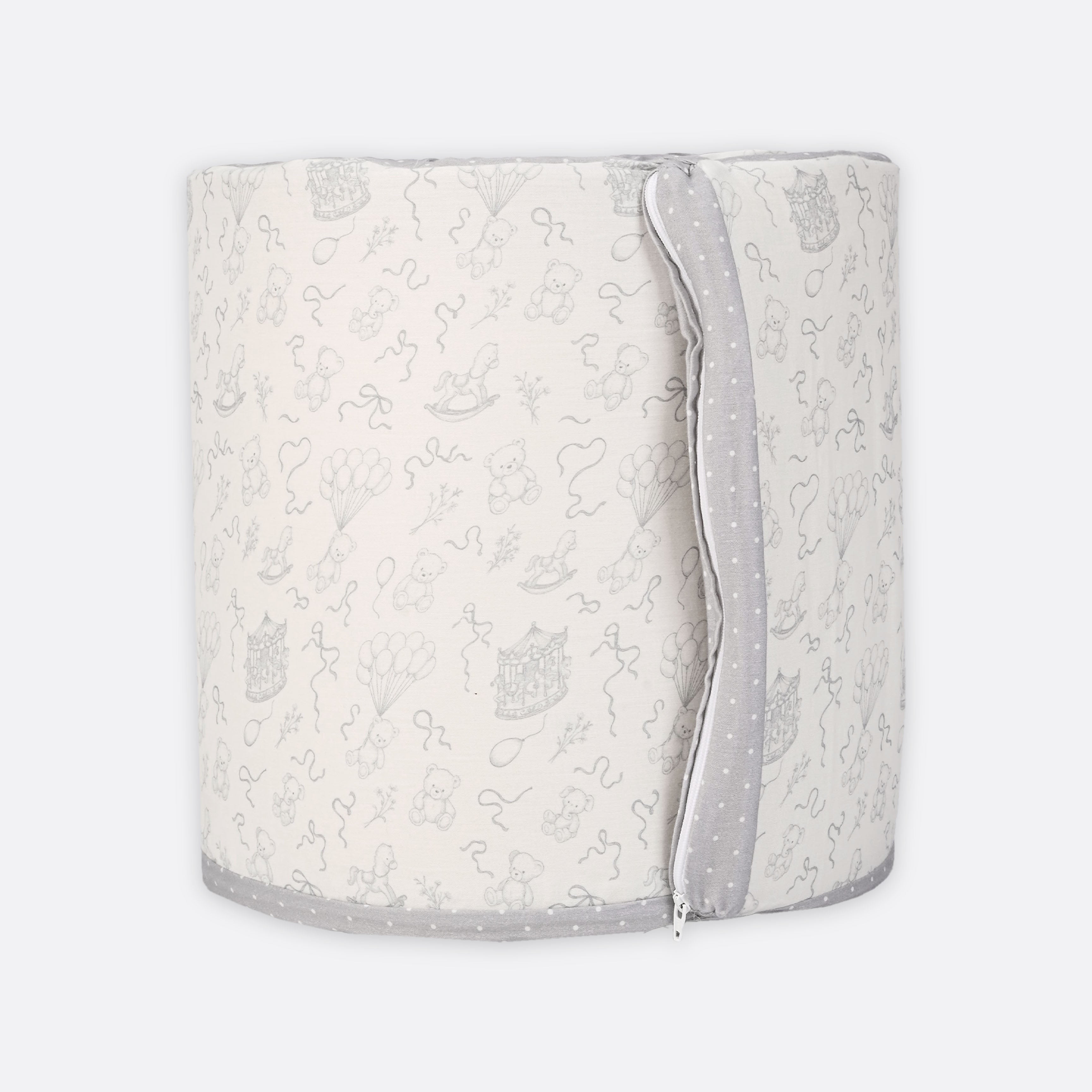 Neutral Heirloom Crib Bumper