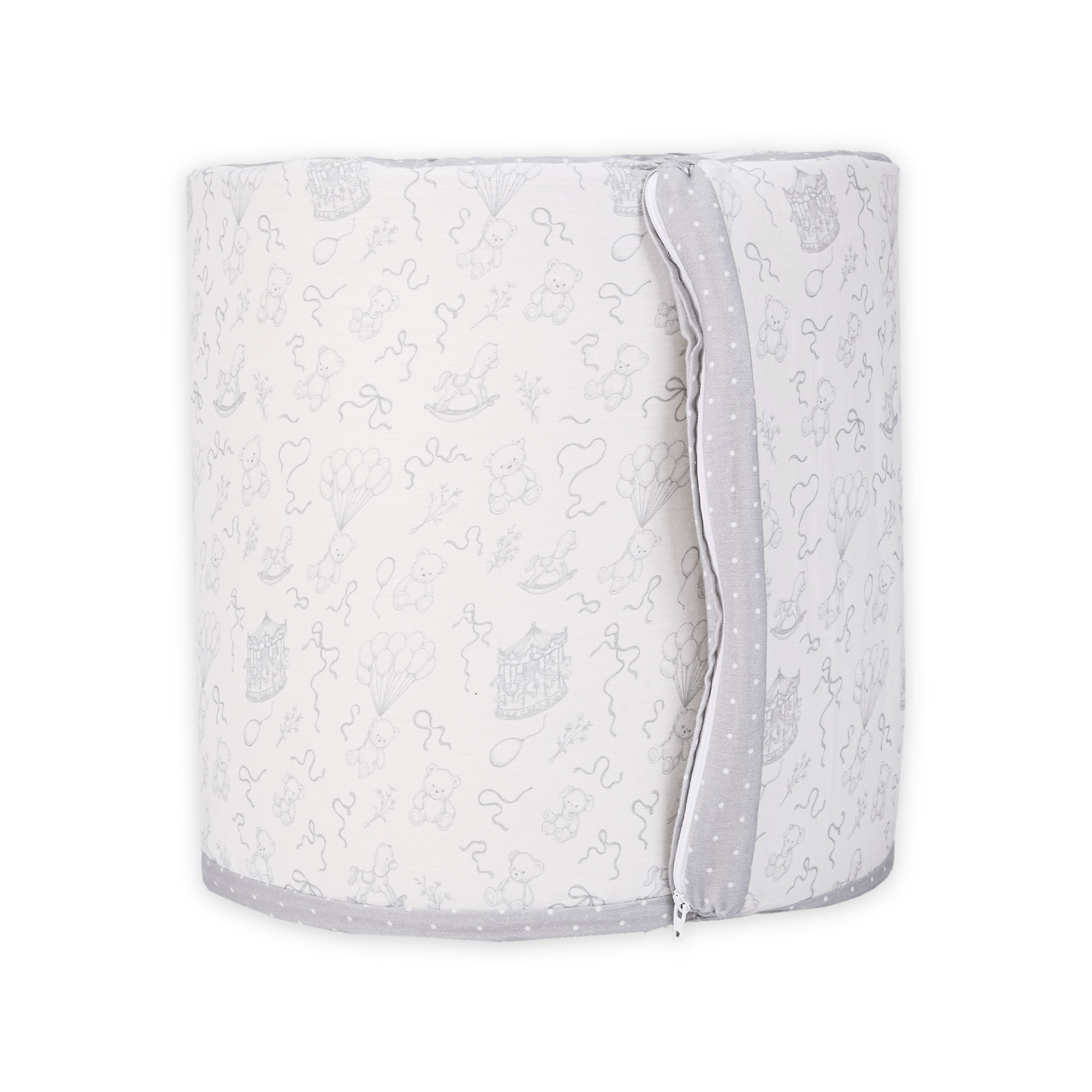 Neutral Heirloom Crib Bumper