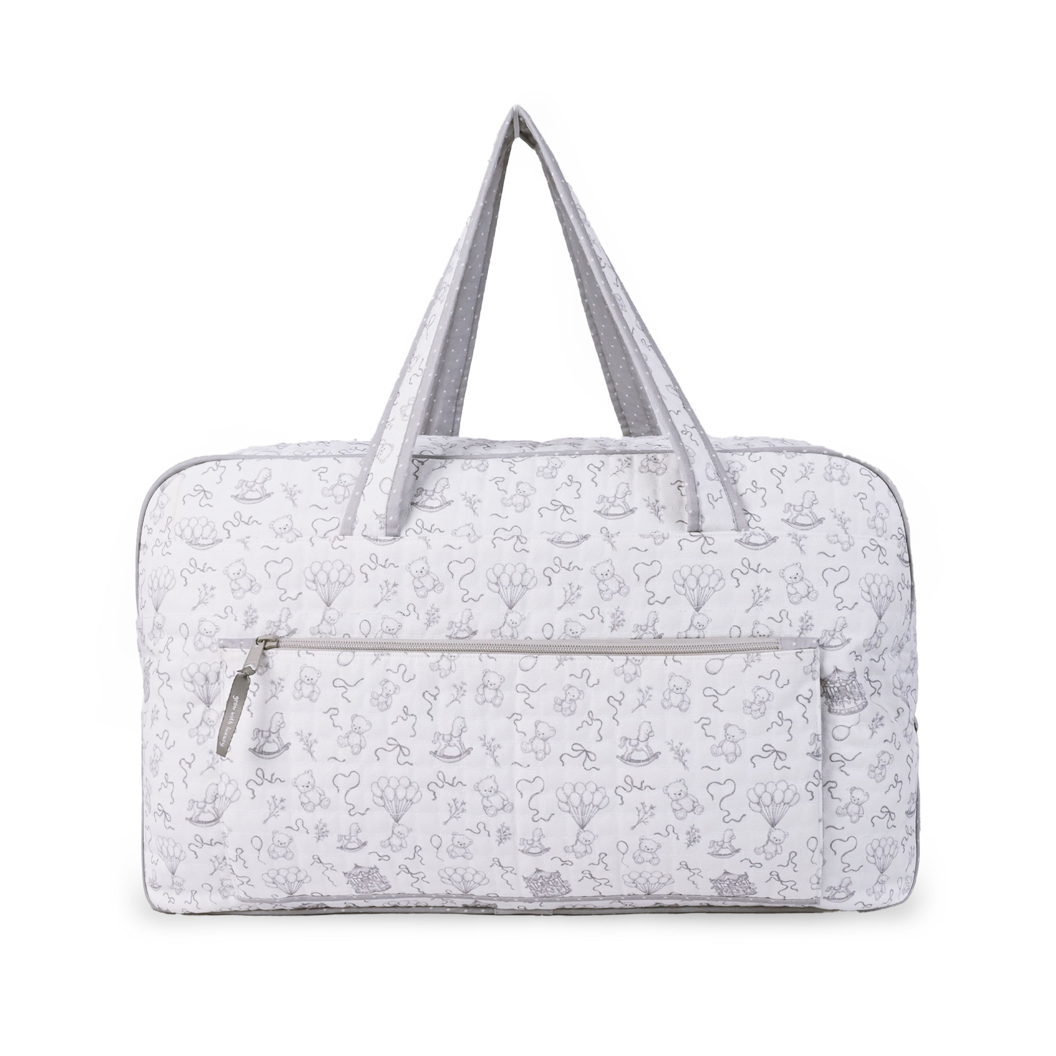 Neutral Heirloom Weekender Bag