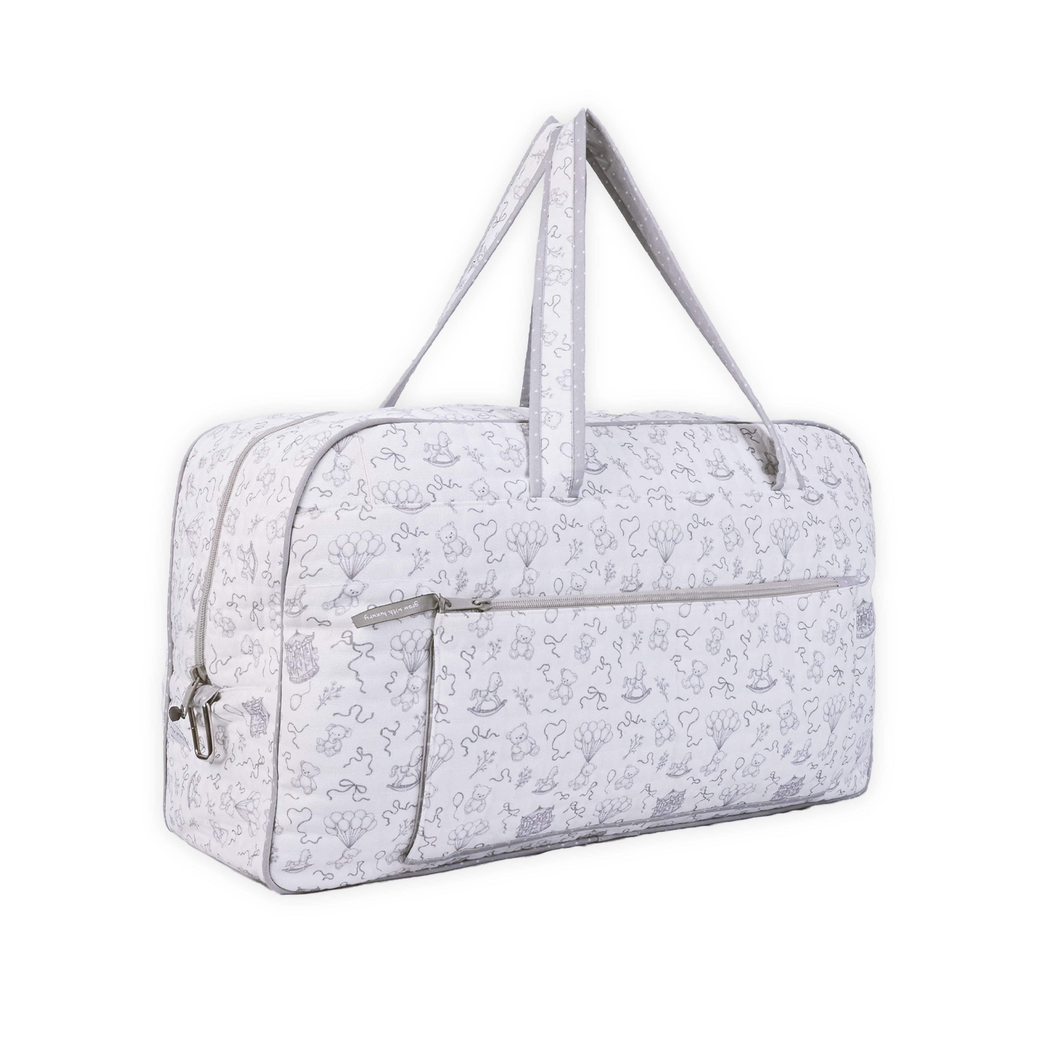 Neutral Heirloom Weekender Bag