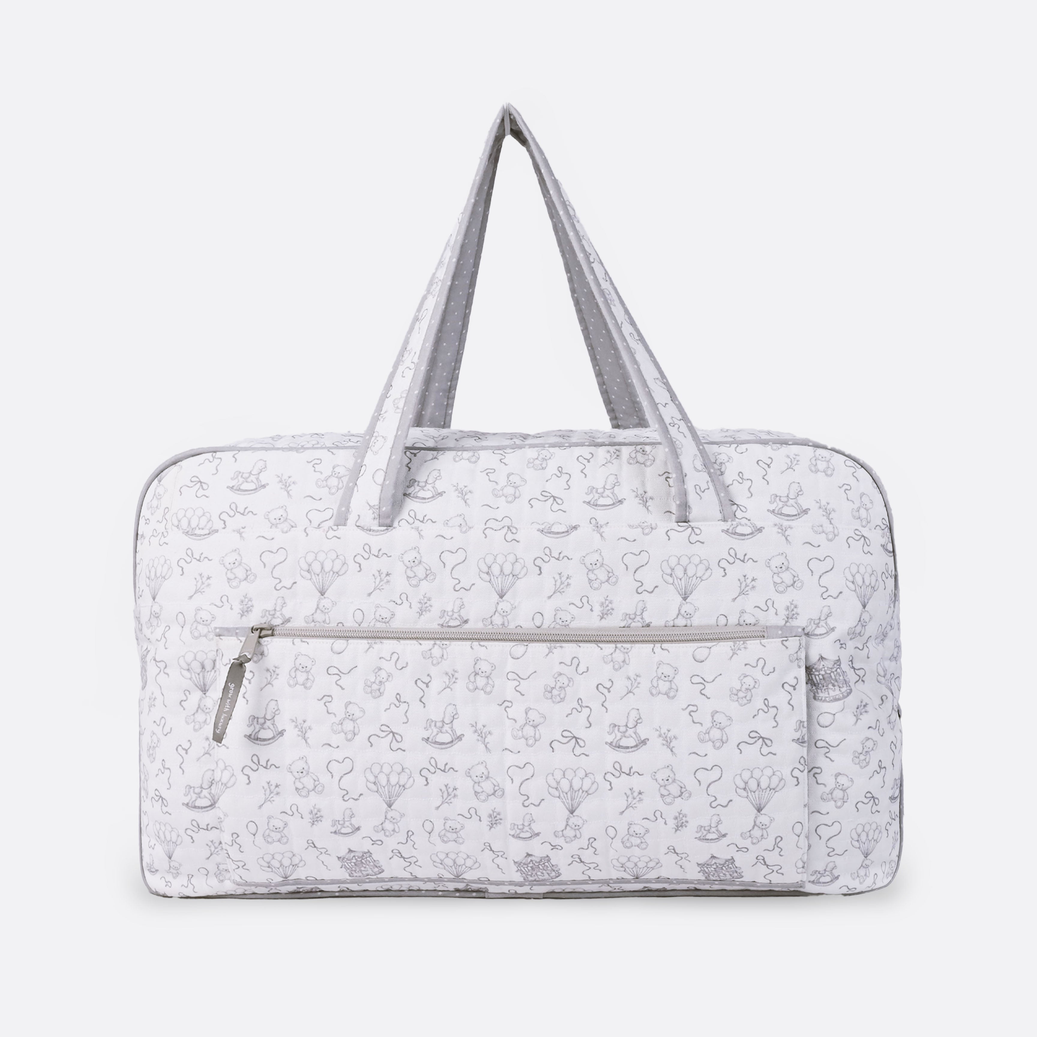 Neutral Heirloom Weekender Bag