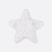 Neutral Heirloom Heart Cuddle Pillow